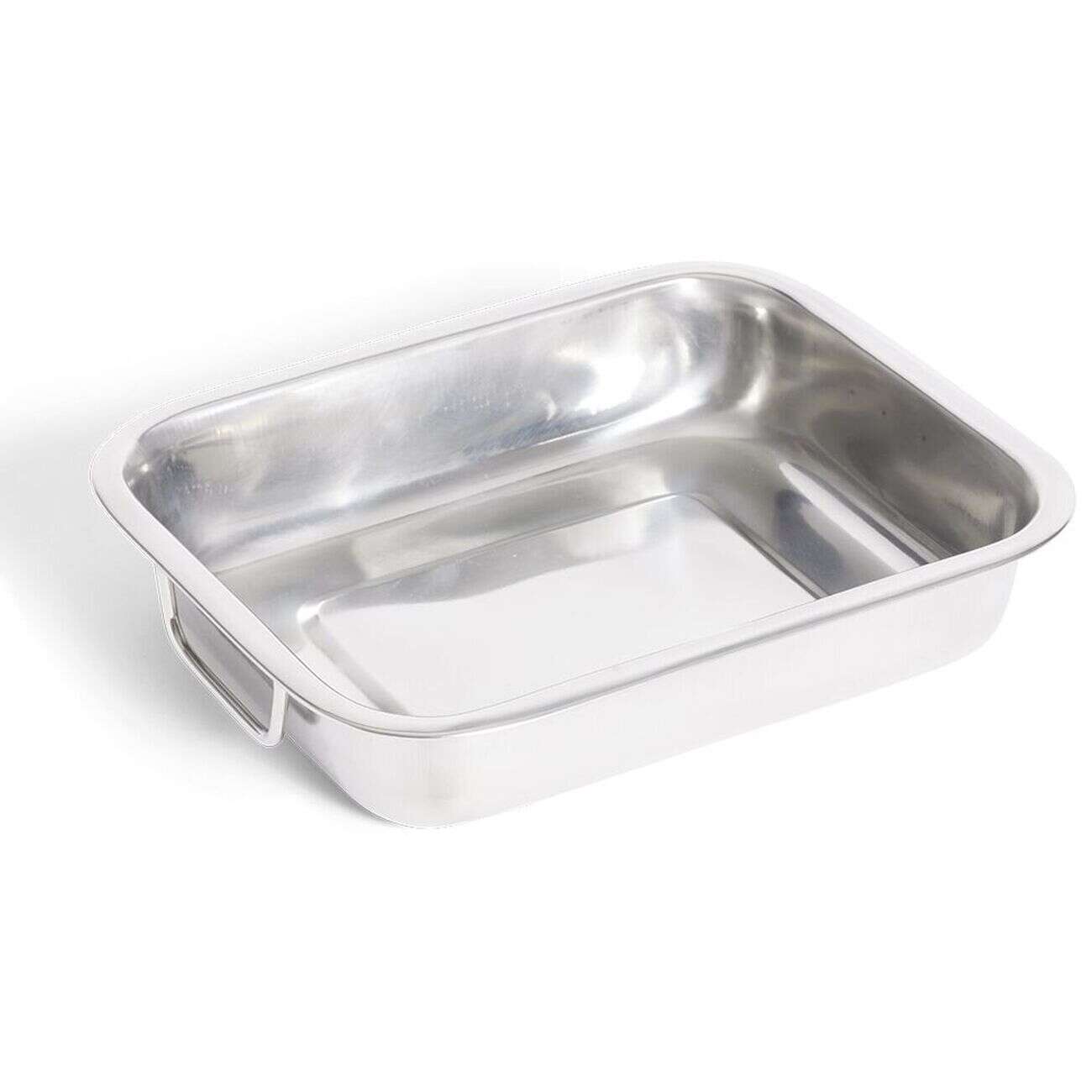 Plat à lasagnes en inox 27x19,5xH6,5cm