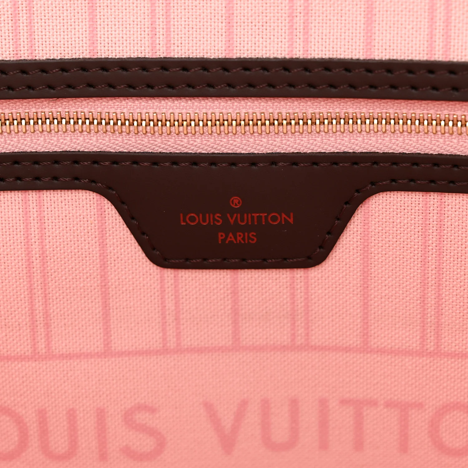 Damier Ebene Neo Neverfull MM Rose Ballerine