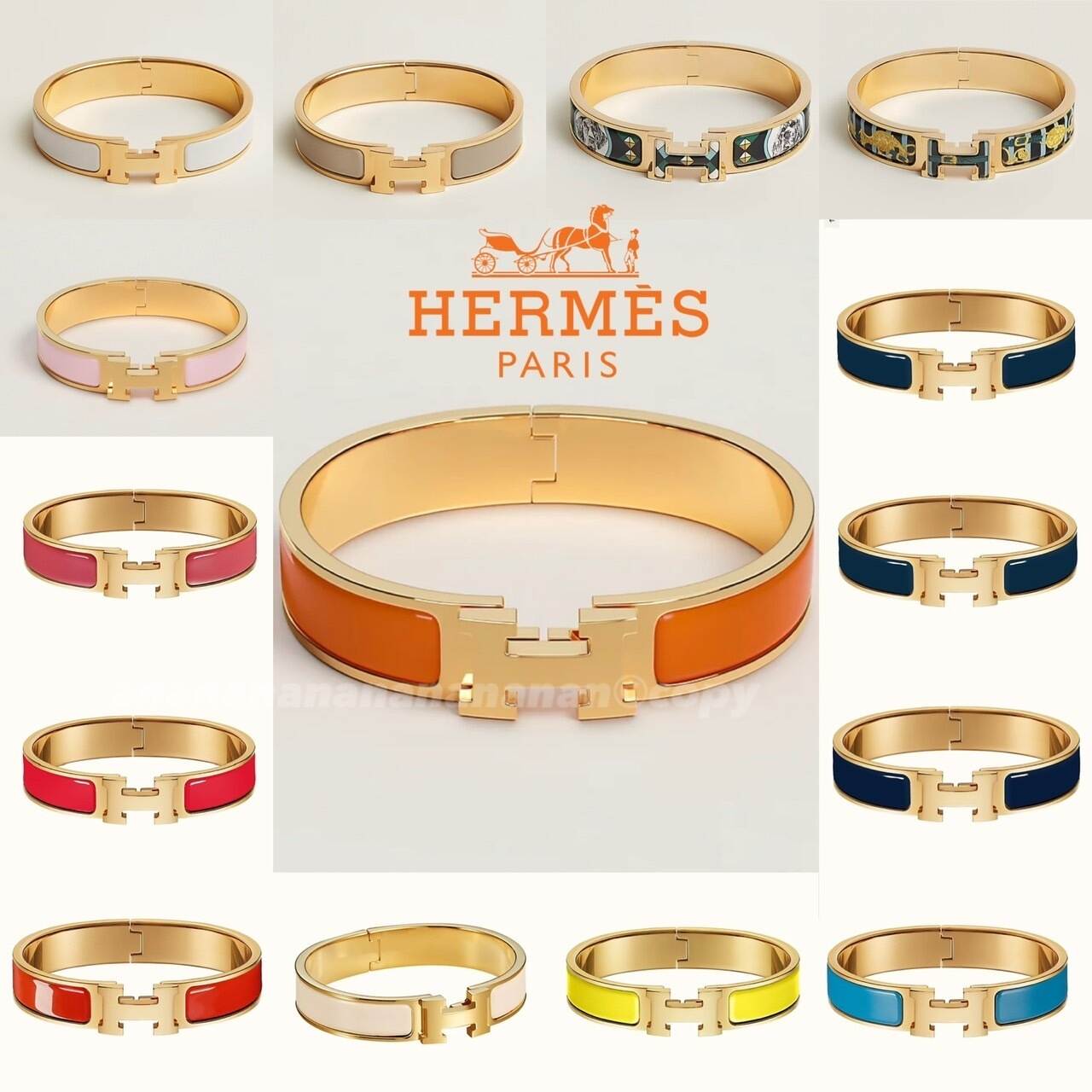 【超人気】【HERMES直営店】エルメス★ブレスレット クリックH（直営店）