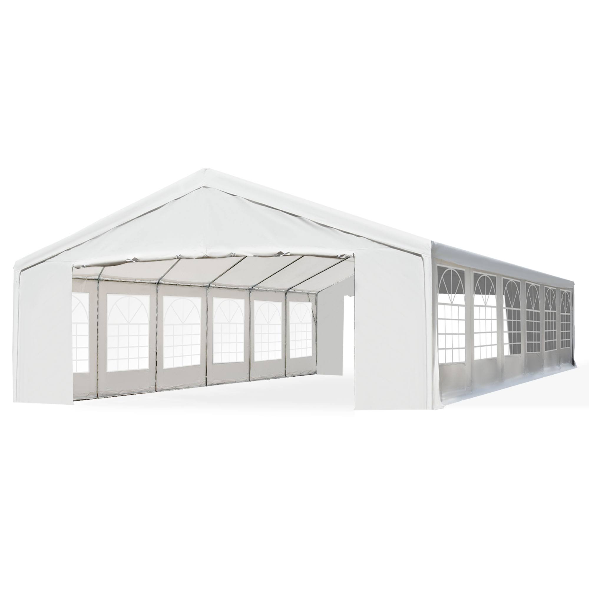 Outsunny 20' x 40' Heavy Duty Party Tent & Carport with Removable Sidewalls and Double Doors, Large Canopy Tent, Sun Shade Shelter, for Parties,