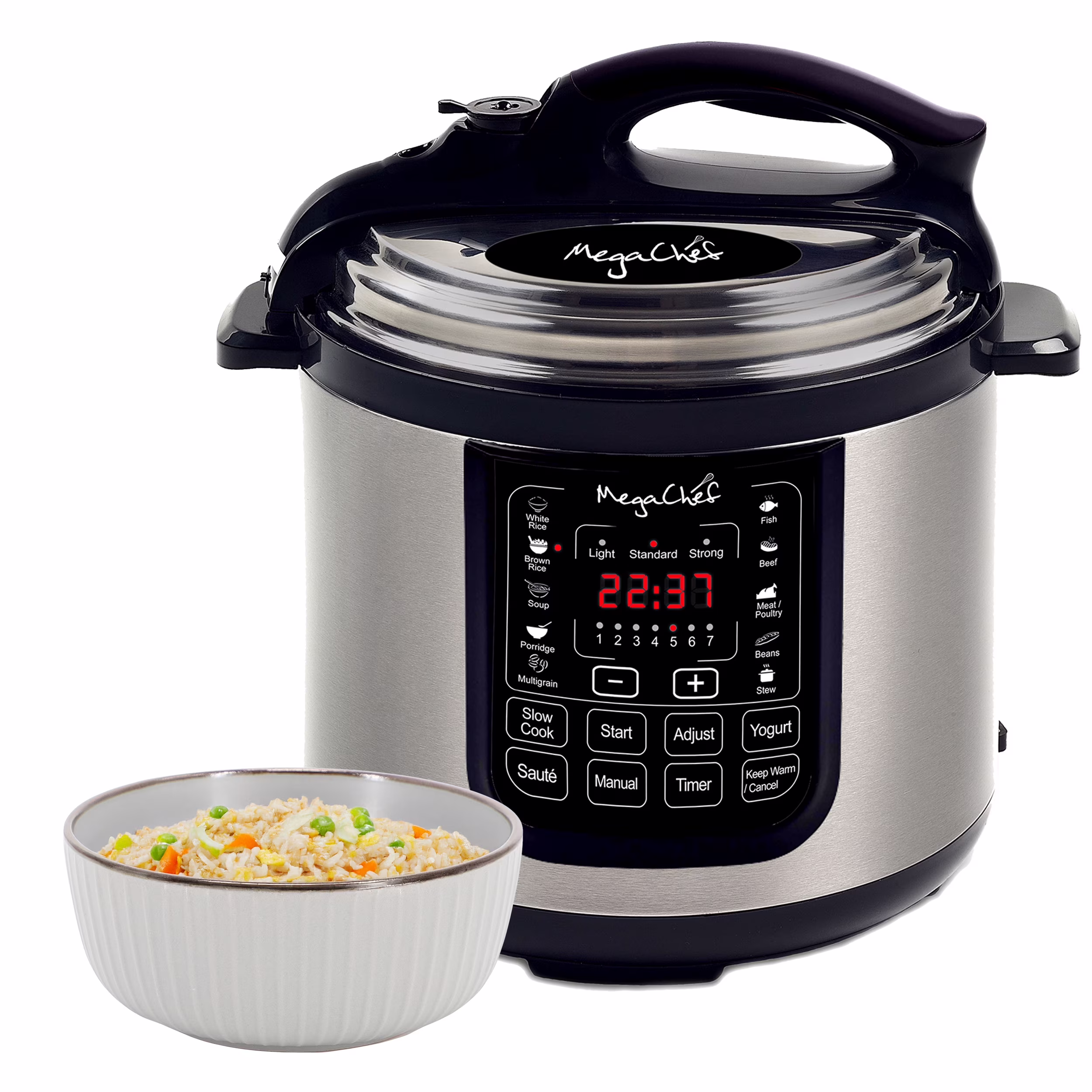 Megachef 8 - Quart Digital Pressure Cooker, 15