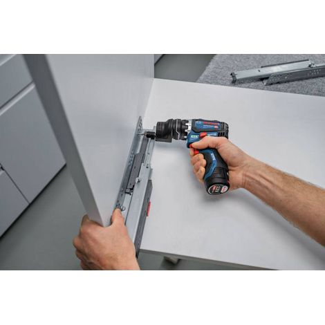 Bosch – Perceuse-visseuse sans fil 12V – Moteur sans balai – Couple 32Nm – Système FlexiClick pour perçage précis – Accessoires interchangeables — vue 4