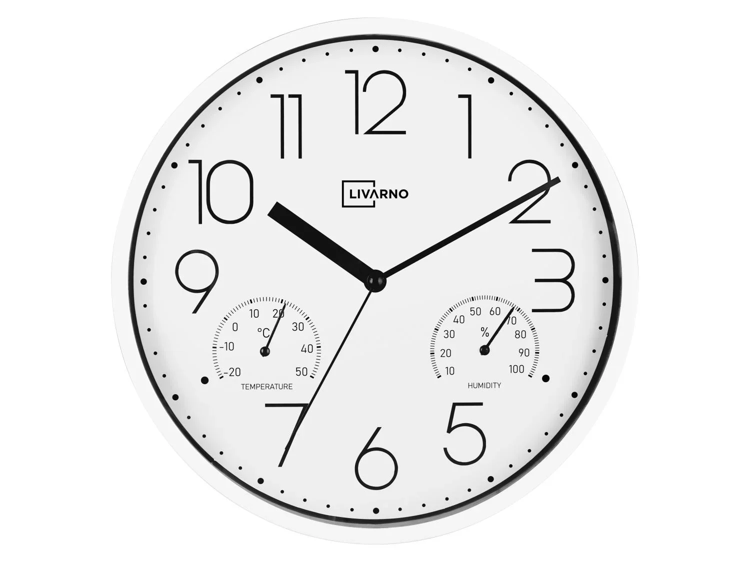 LIVARNO Horloge murale avec thermomtre et hygromtre