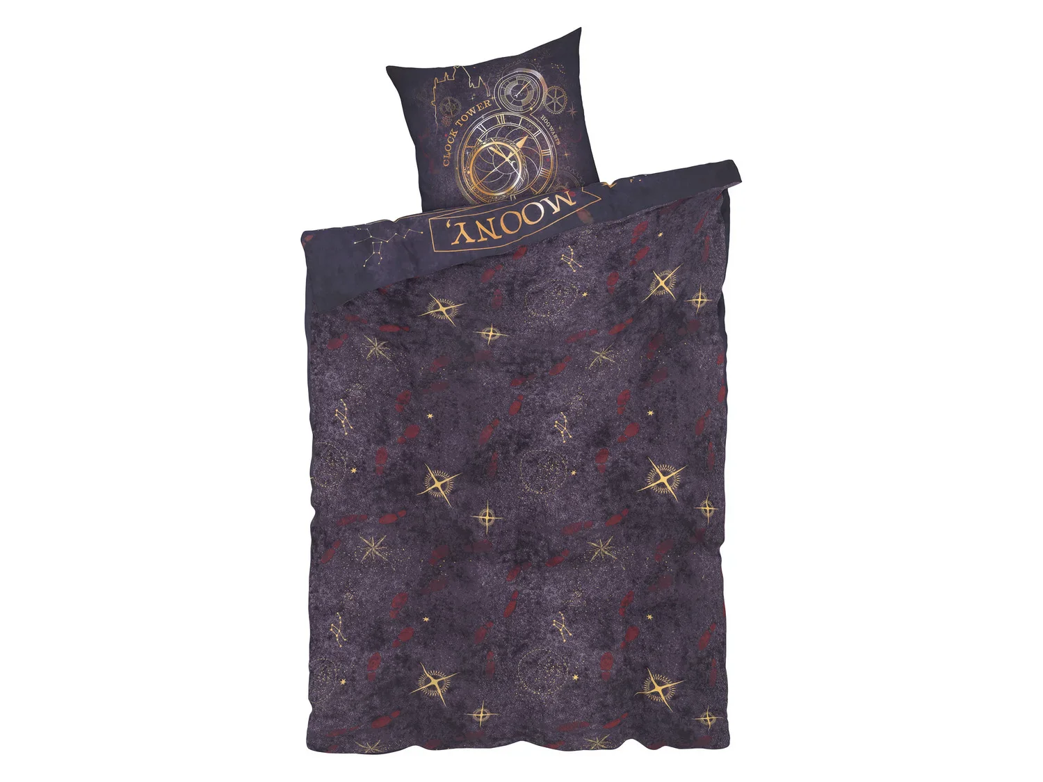Parure de lit en microfibre Harry Potter, 140 x 200 cm