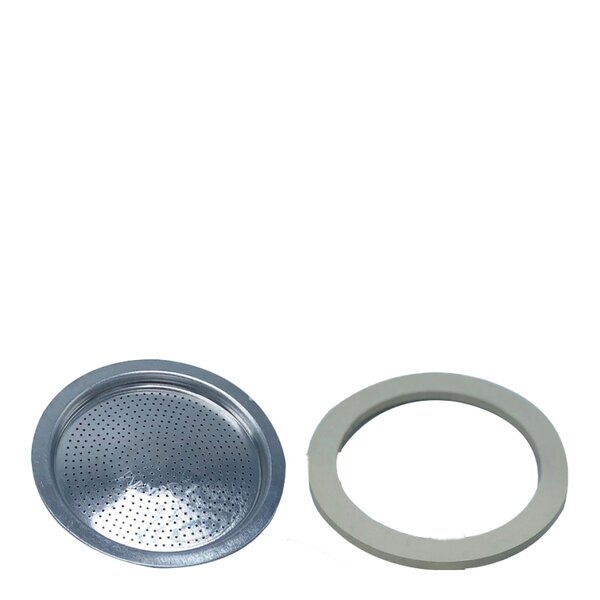 Pakning & filterplate for Moka Express og Moka Induction 3 og 4 kopper