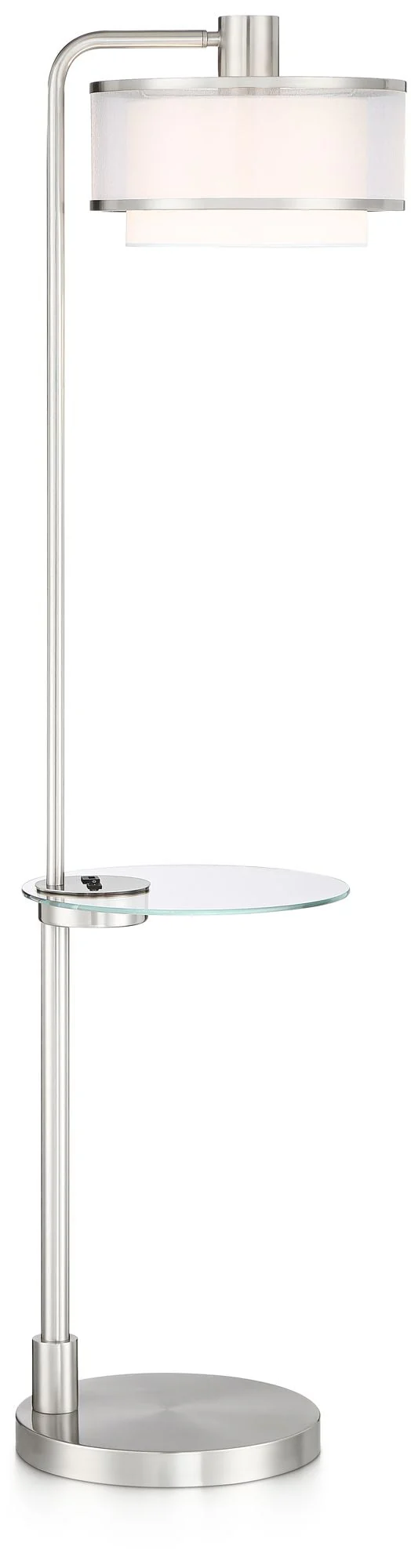 Euro Design Vogue Modern Floor Lamp with Tray Table 60