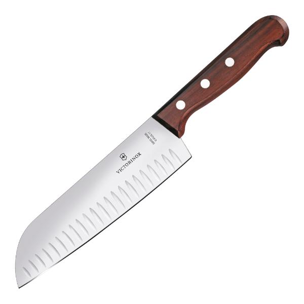 Kebony santoku-kniv riflet 17 cm