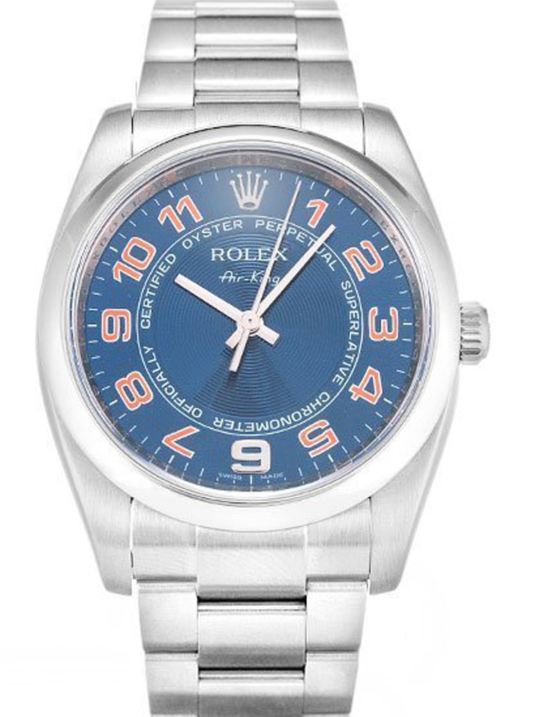 [super clone]Rolex Air-King 34mm Blue Dial 114200
