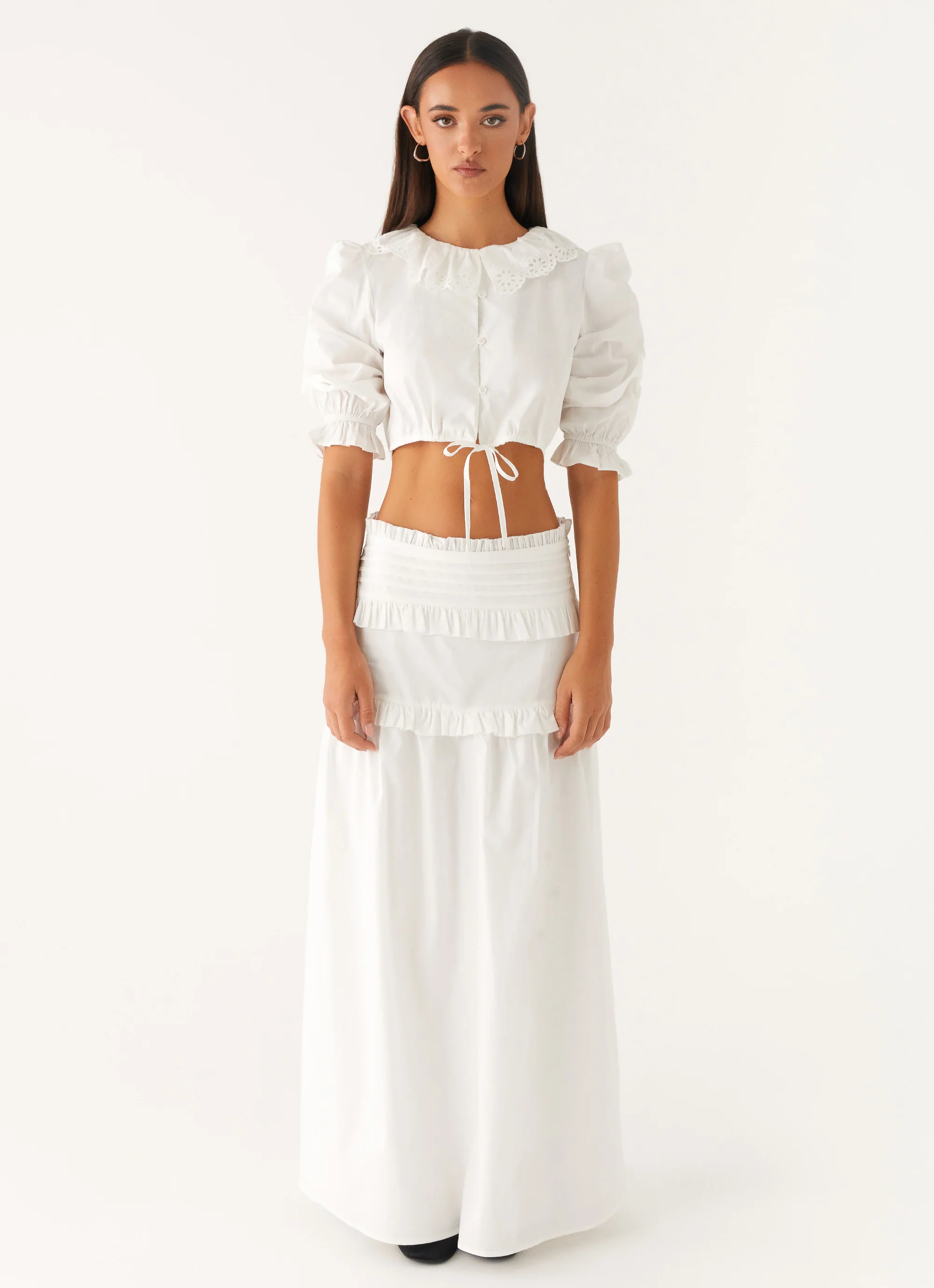 Melania Blouse - White