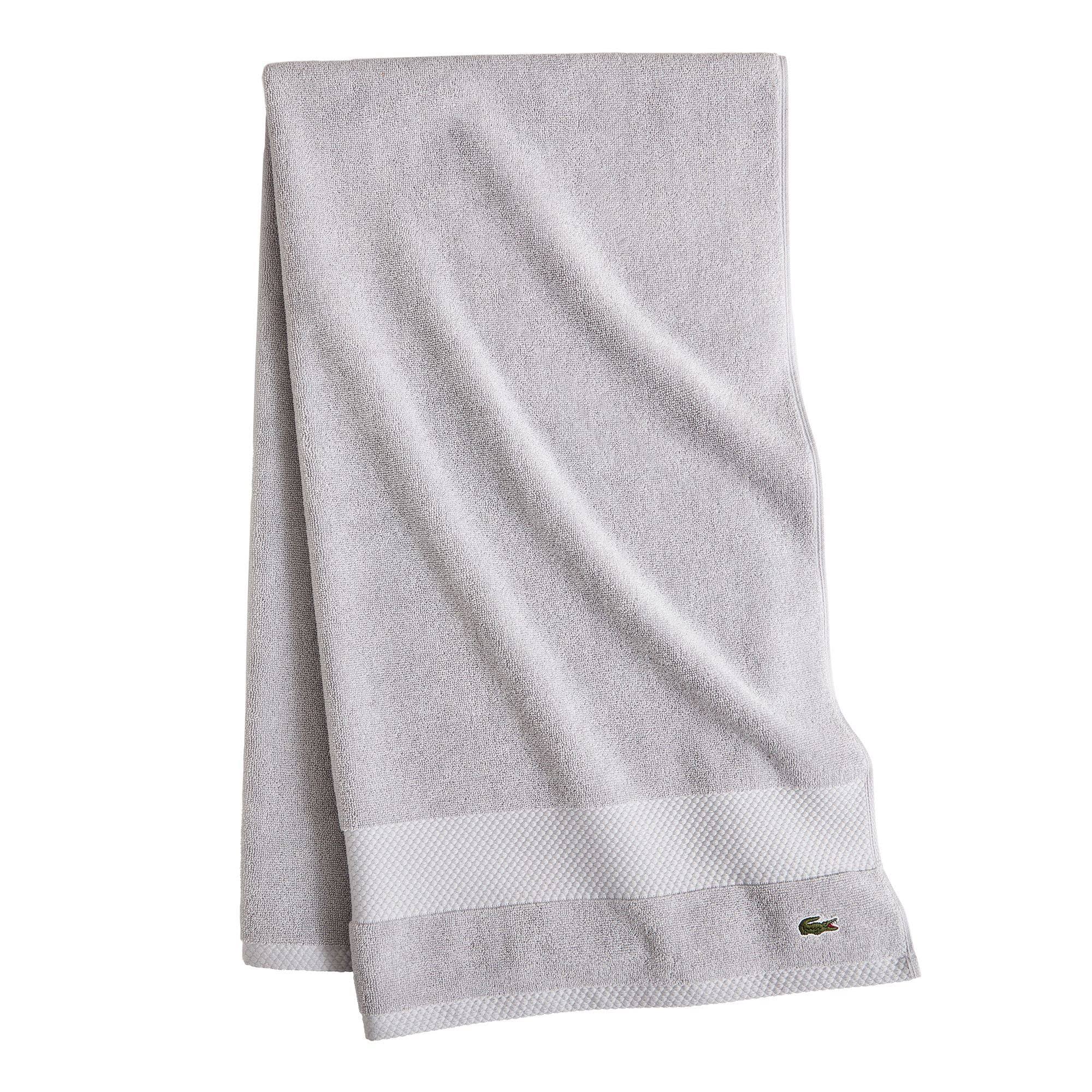 Lacoste Heritage Antimicrobial Bath Towel - Micro Chip
