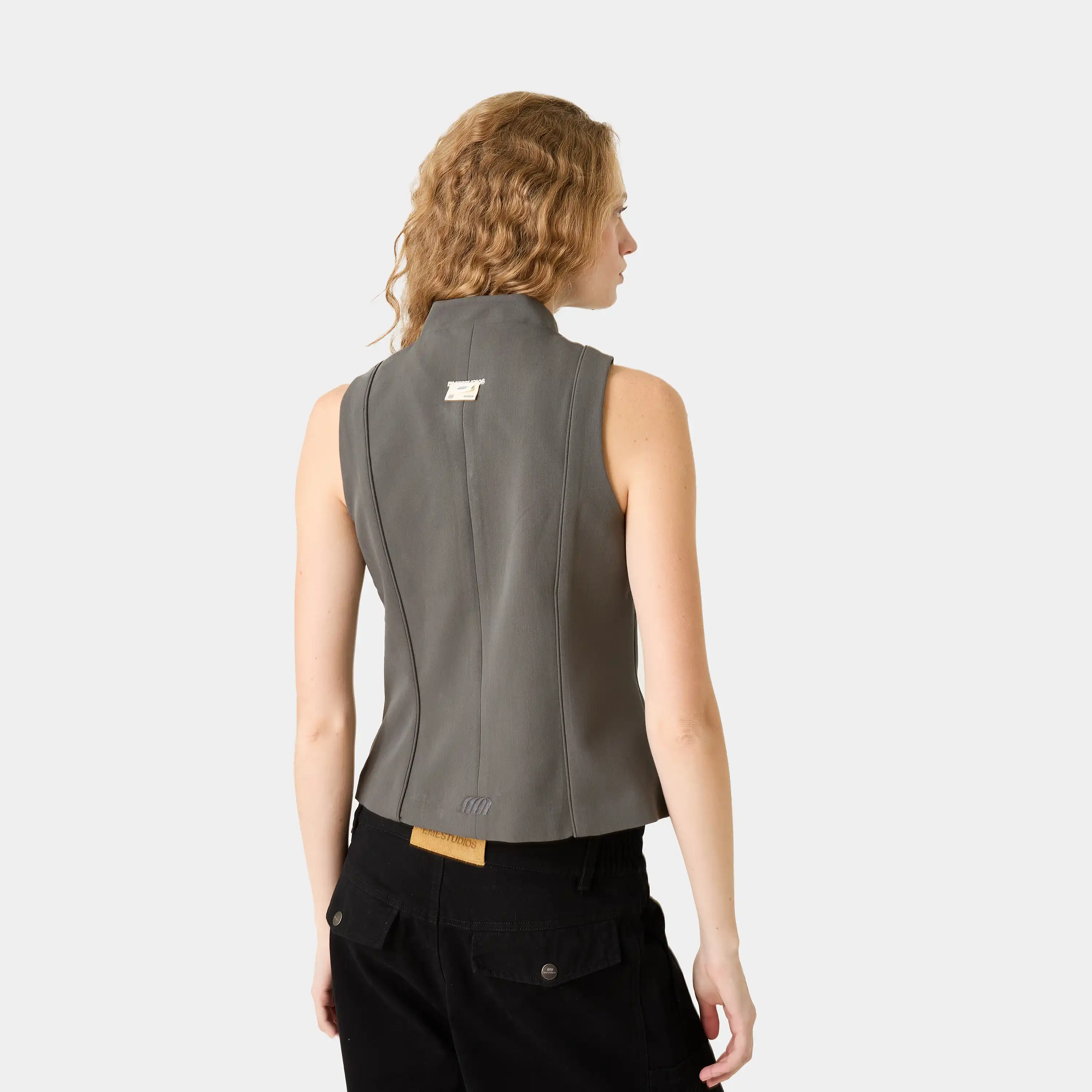 Modesta Heather Grey Vest