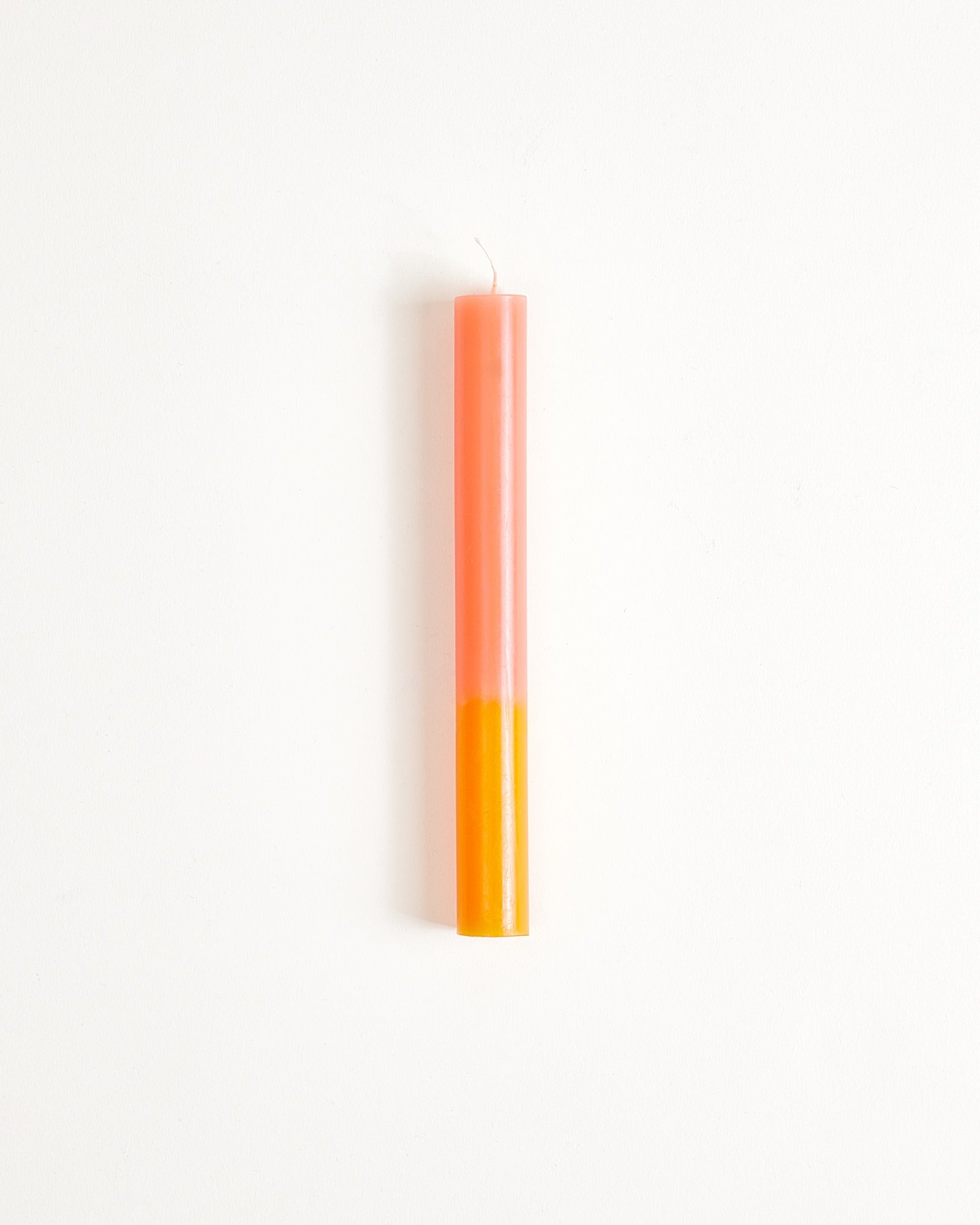SEIA - TAPER CANDLE SET OF 2 ORANGE PINK