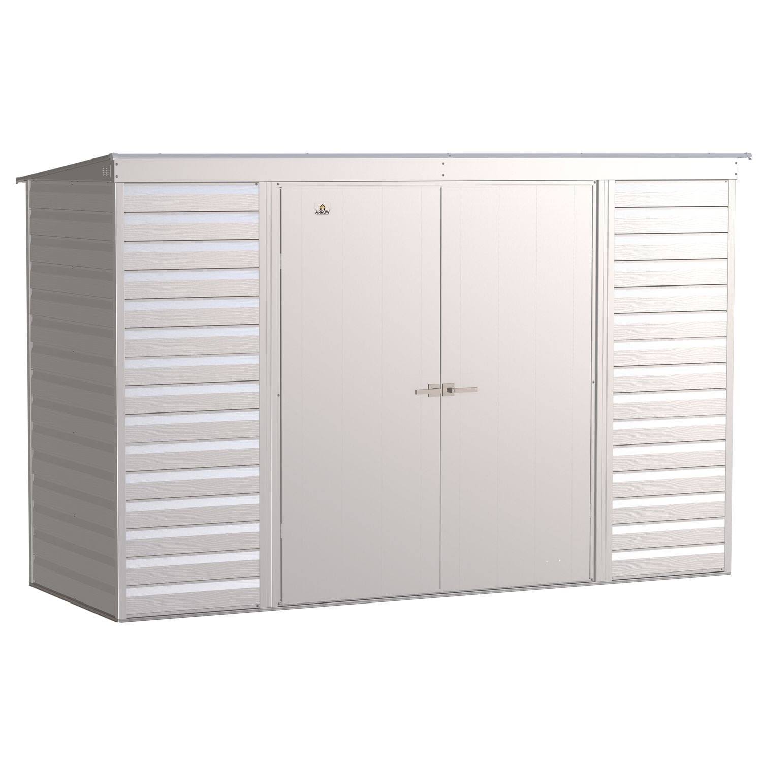 Arrow Select Steel Storage Shed 10x4 - Flute Grey