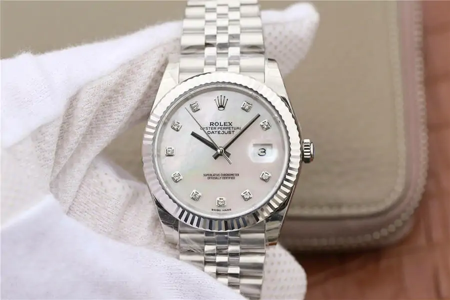 Rolex Datejust M126334-0020 EW Factory Diamond-Set Dial