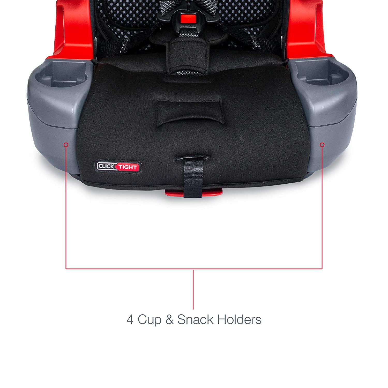 Britax Grow with You Clicktight Harness - 2 - Booster Car Seat. 2 - in - 1 High Back Booster. Cool Flow Grey