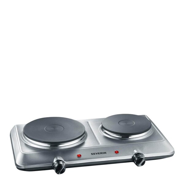 Kokeplate dobbel DK1014 2500W rustfritt stål