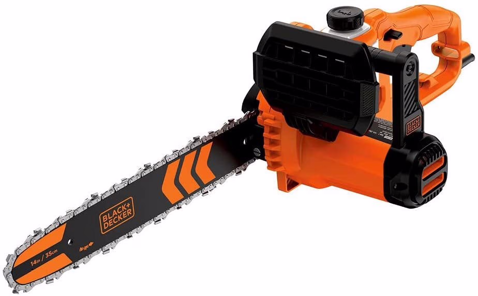 BLACK+DECKER BECS600 14 8 Amp Corded Electric Chainsaw, Smooth Operation, Bolt Lock Tensioning
