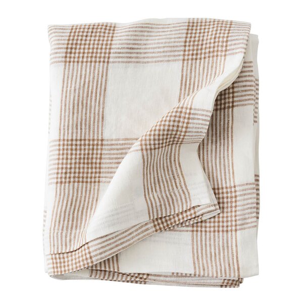 Odette duk i lin 145x145 cm brun