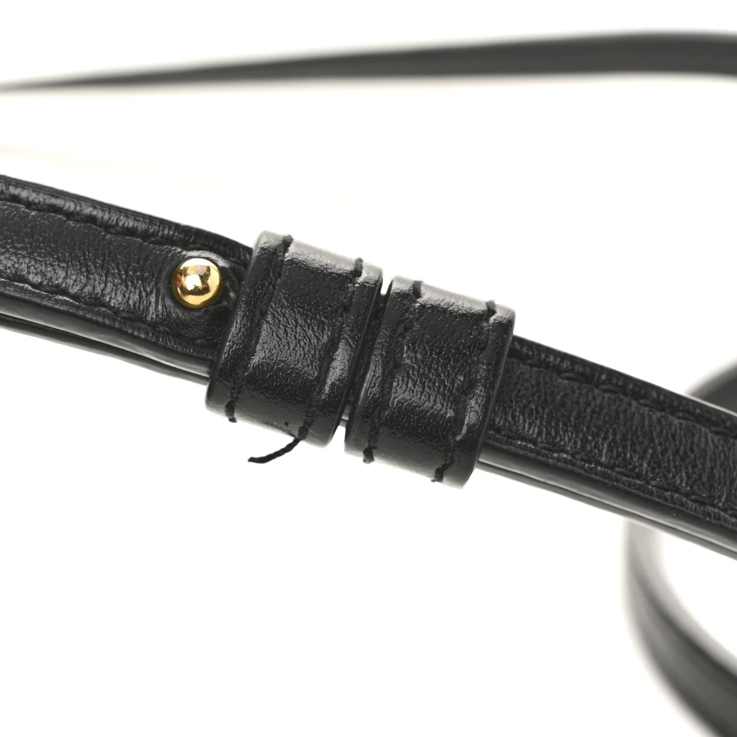Calfskin Y Quilted Monogram Toy Loulou Crossbody Bag Black