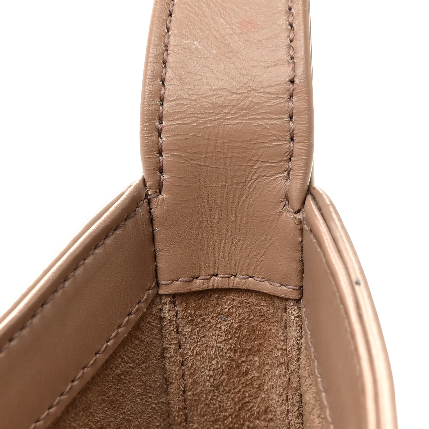 Smooth Calfskin Le 5 A 7 Mini Hobo Rosy Sand