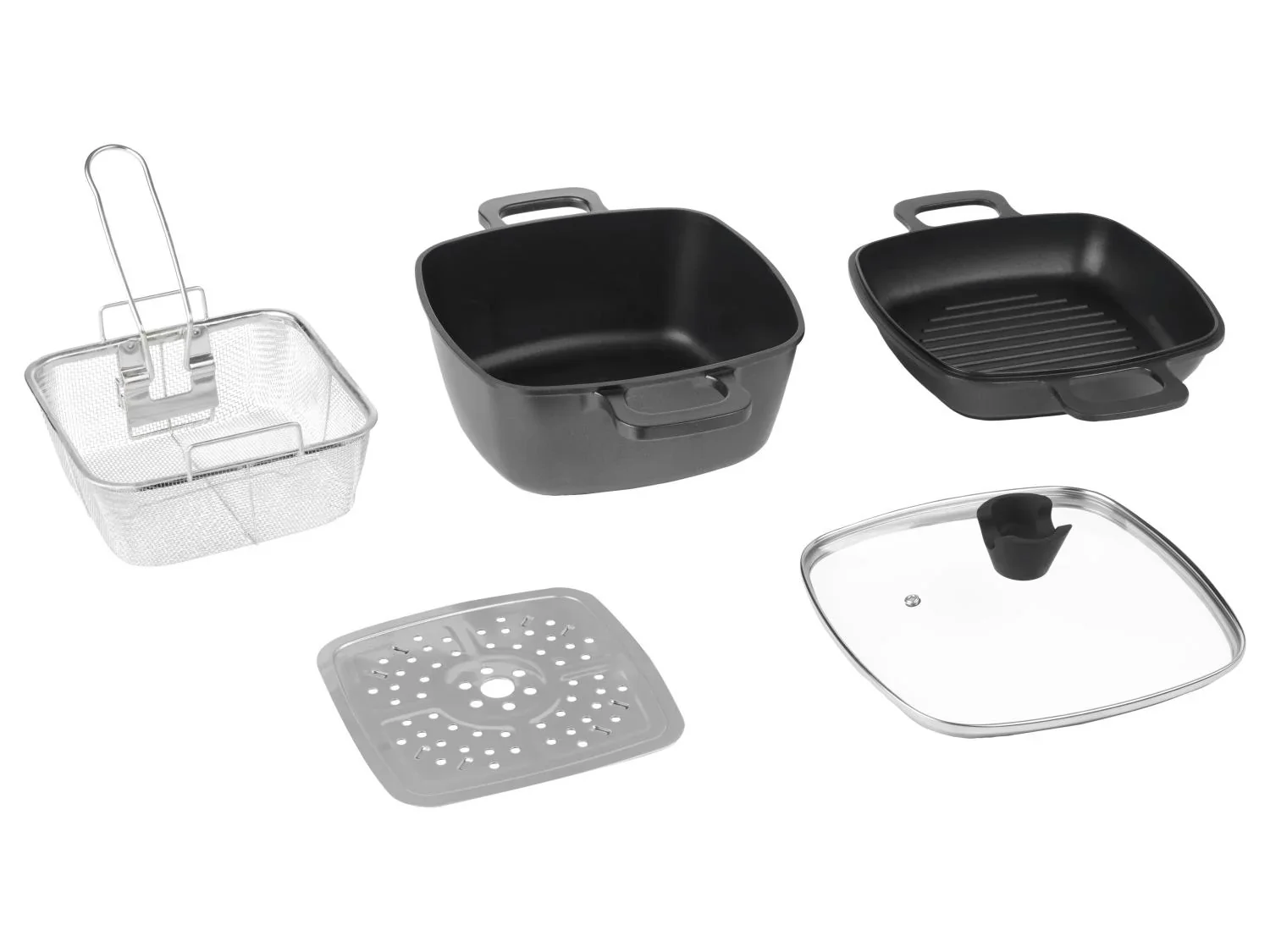 SILVERCREST Set multifonction en fonte d'aluminium