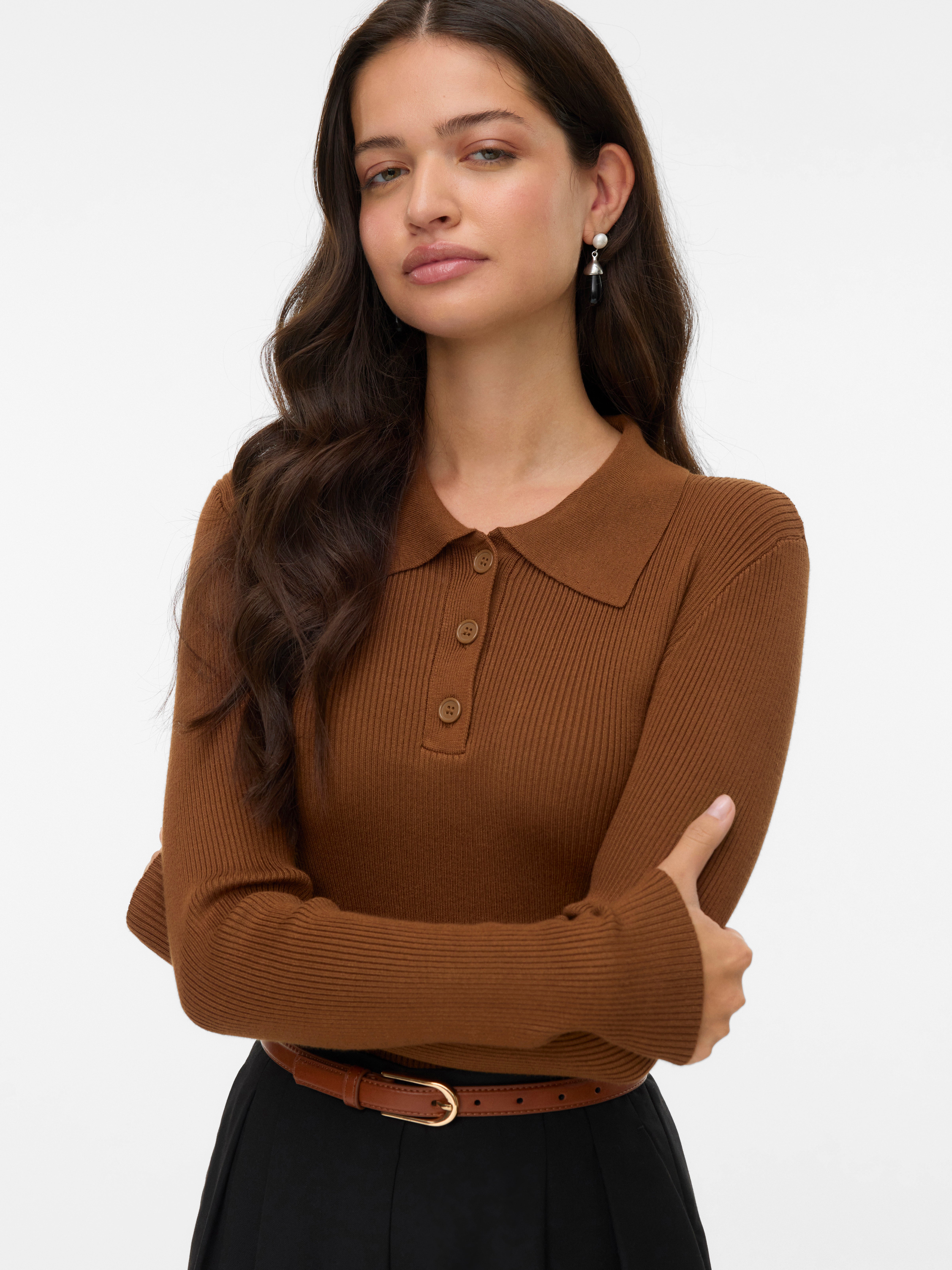 VERO MODA® VMSILJERIB Knitted pullover