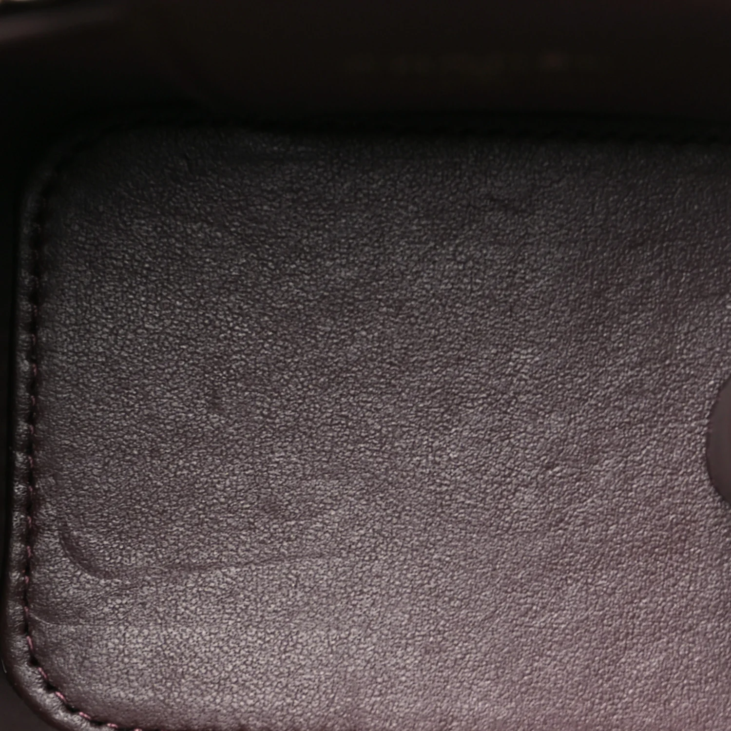 Caviar Quilted Mini Vanity Case With Chain Black