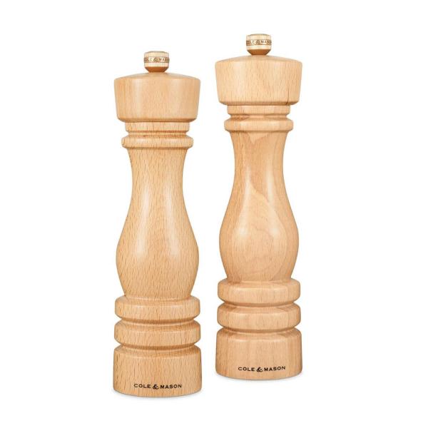 London salt- og pepperkvern 22 cm 2 stk bøk
