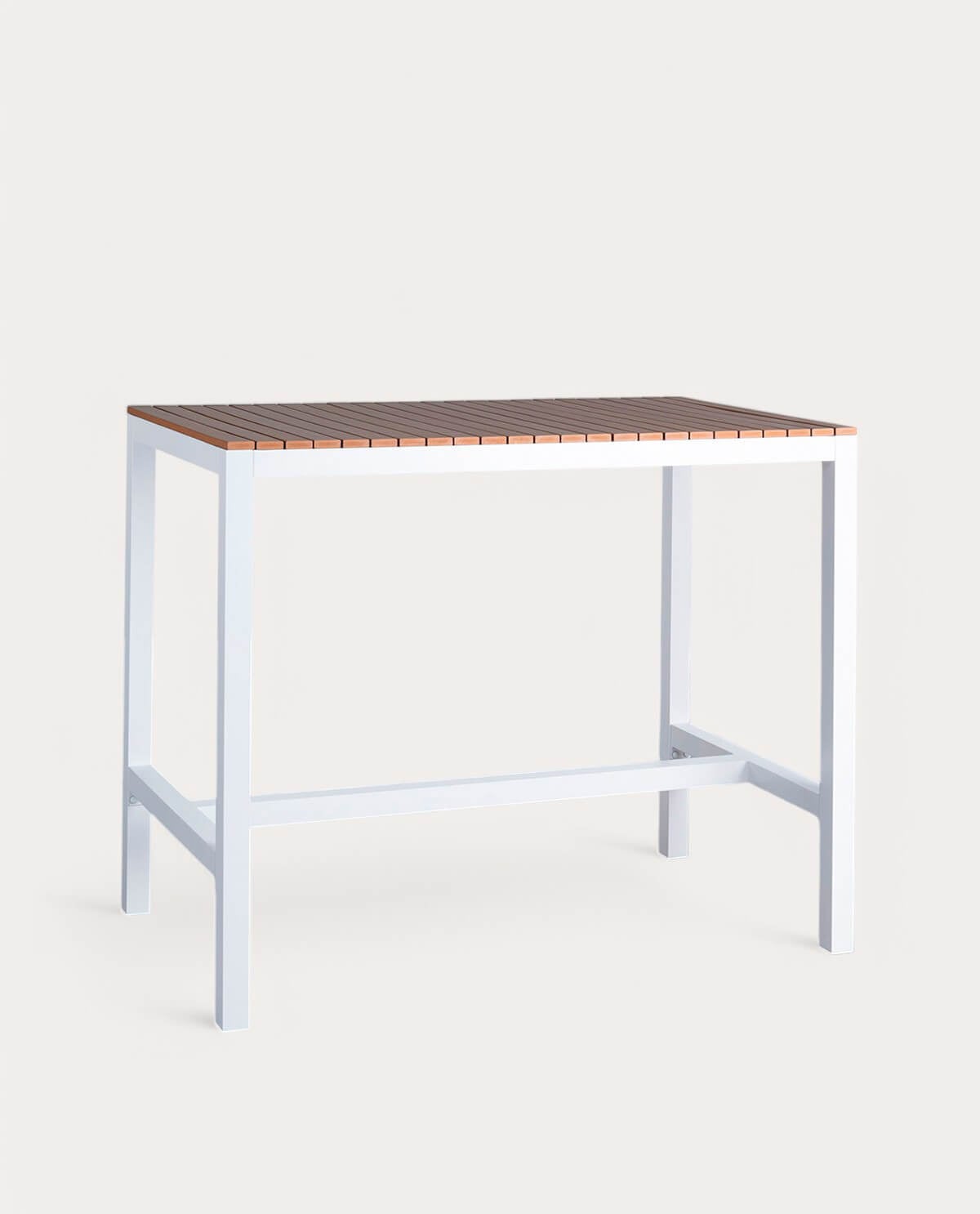 Korce - Mesa Alta de Exterior de Aluminio (130x70 cm) Korce
