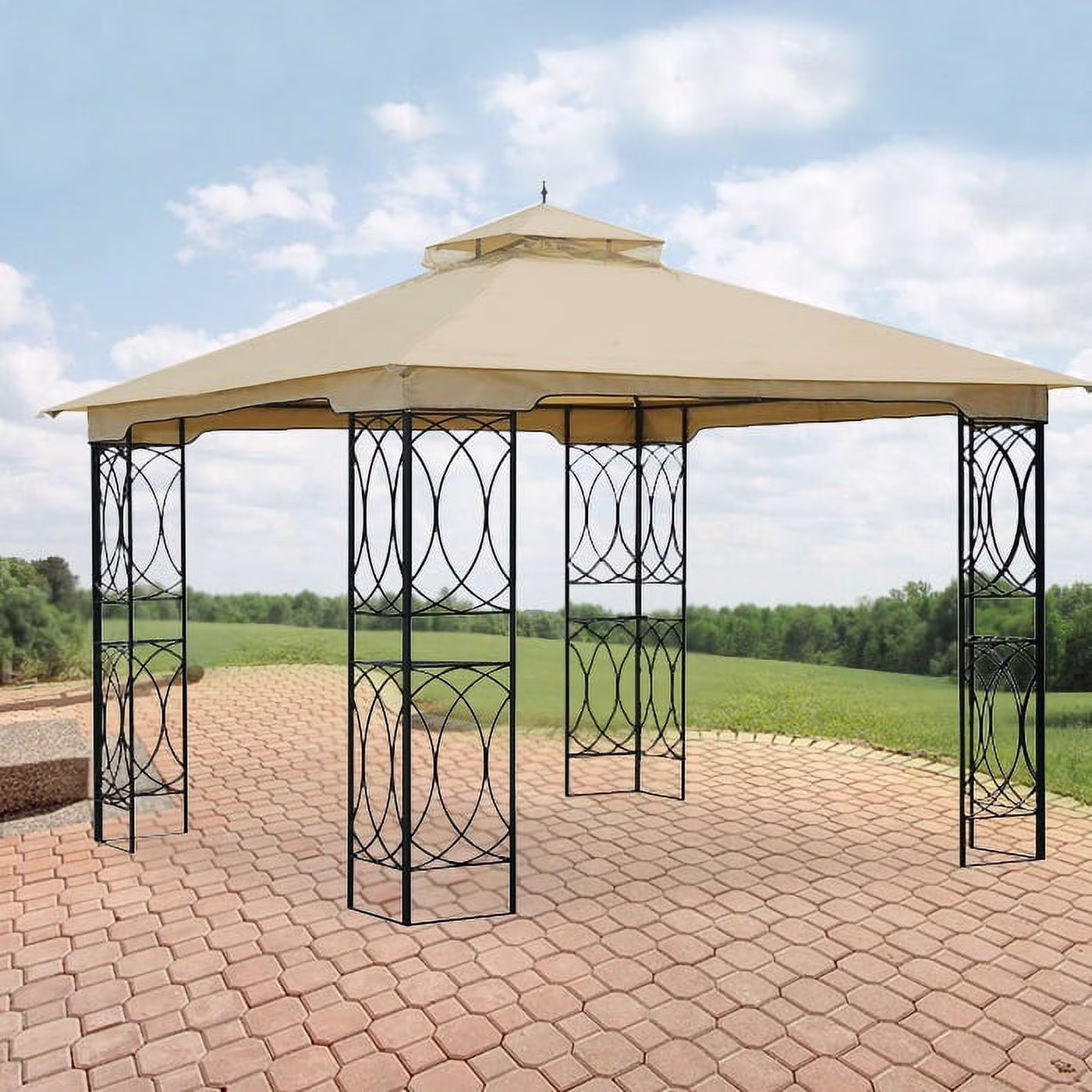 Garden Winds Replacement Canopy for Sunjoy AIM Gazebo - Riplock 350