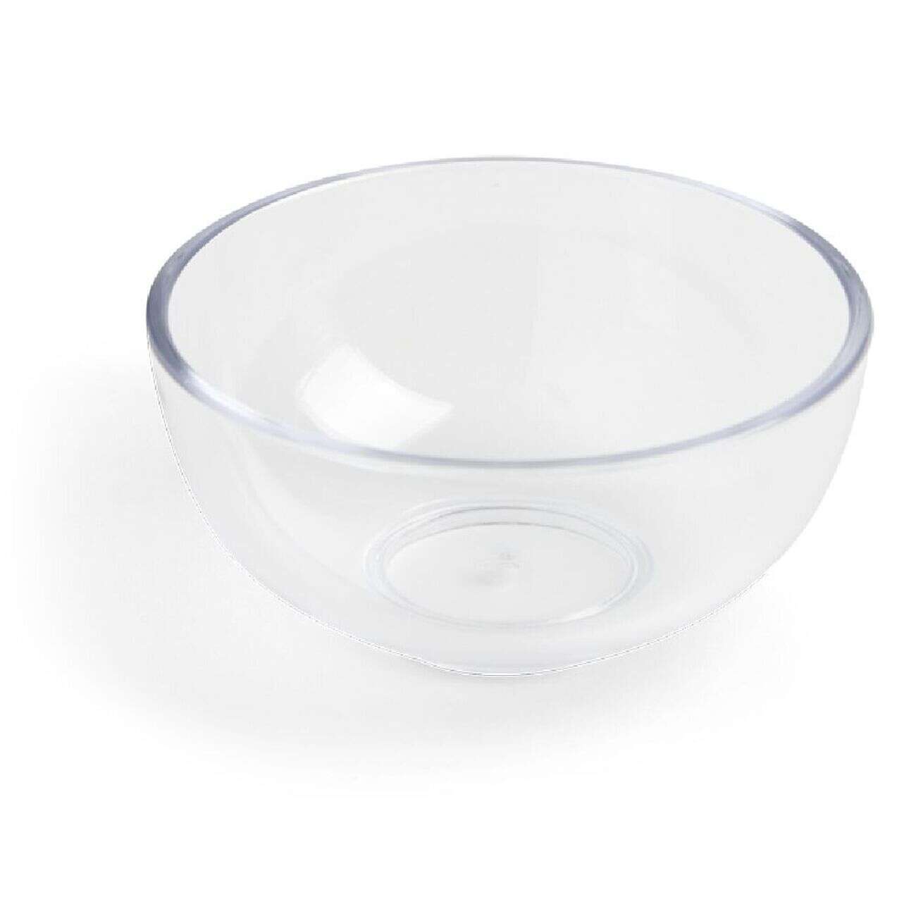 Lot de 6 verrines 120ml plastique transparent Ø8,3xH4cm