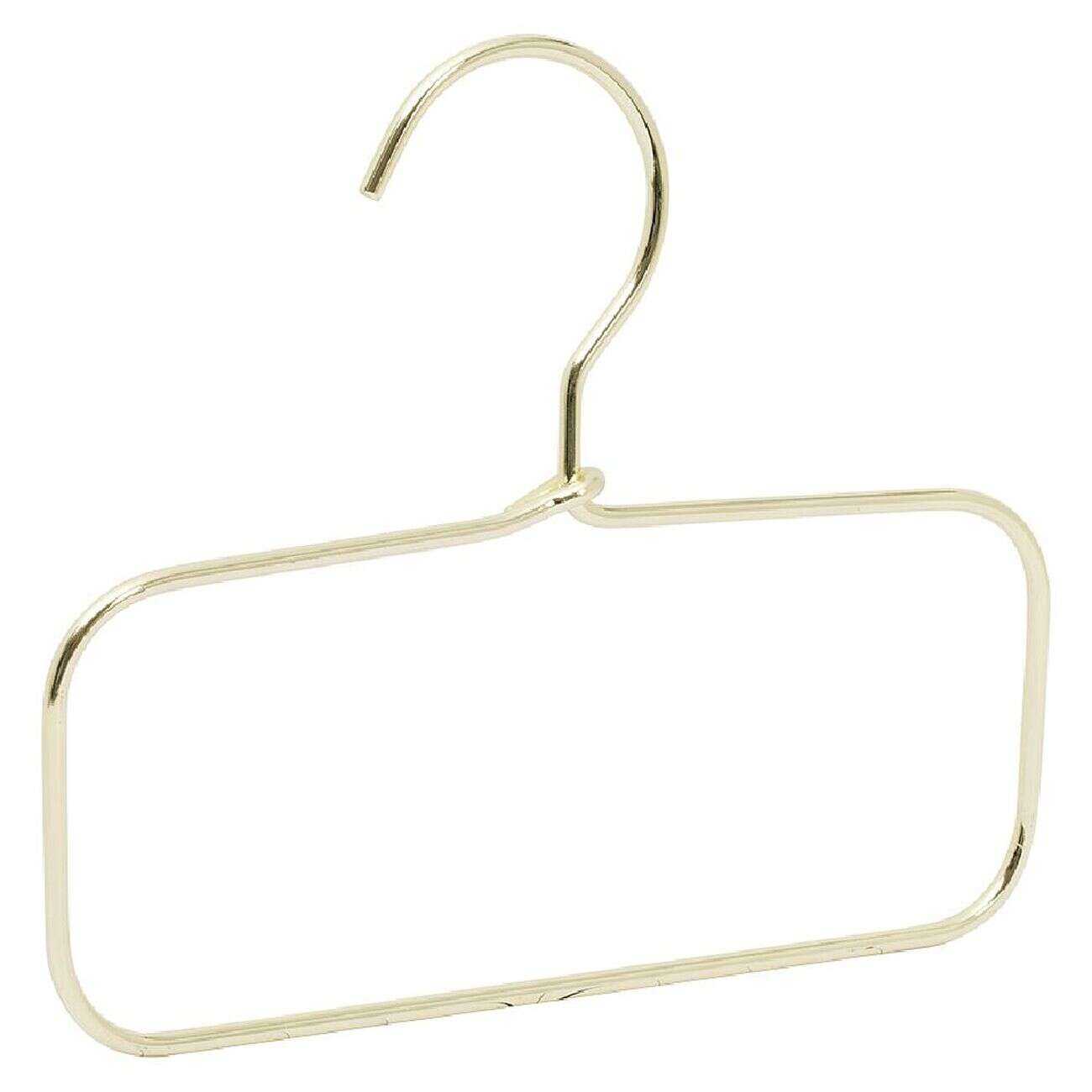 Cintre accessoire métal jaune doré x3