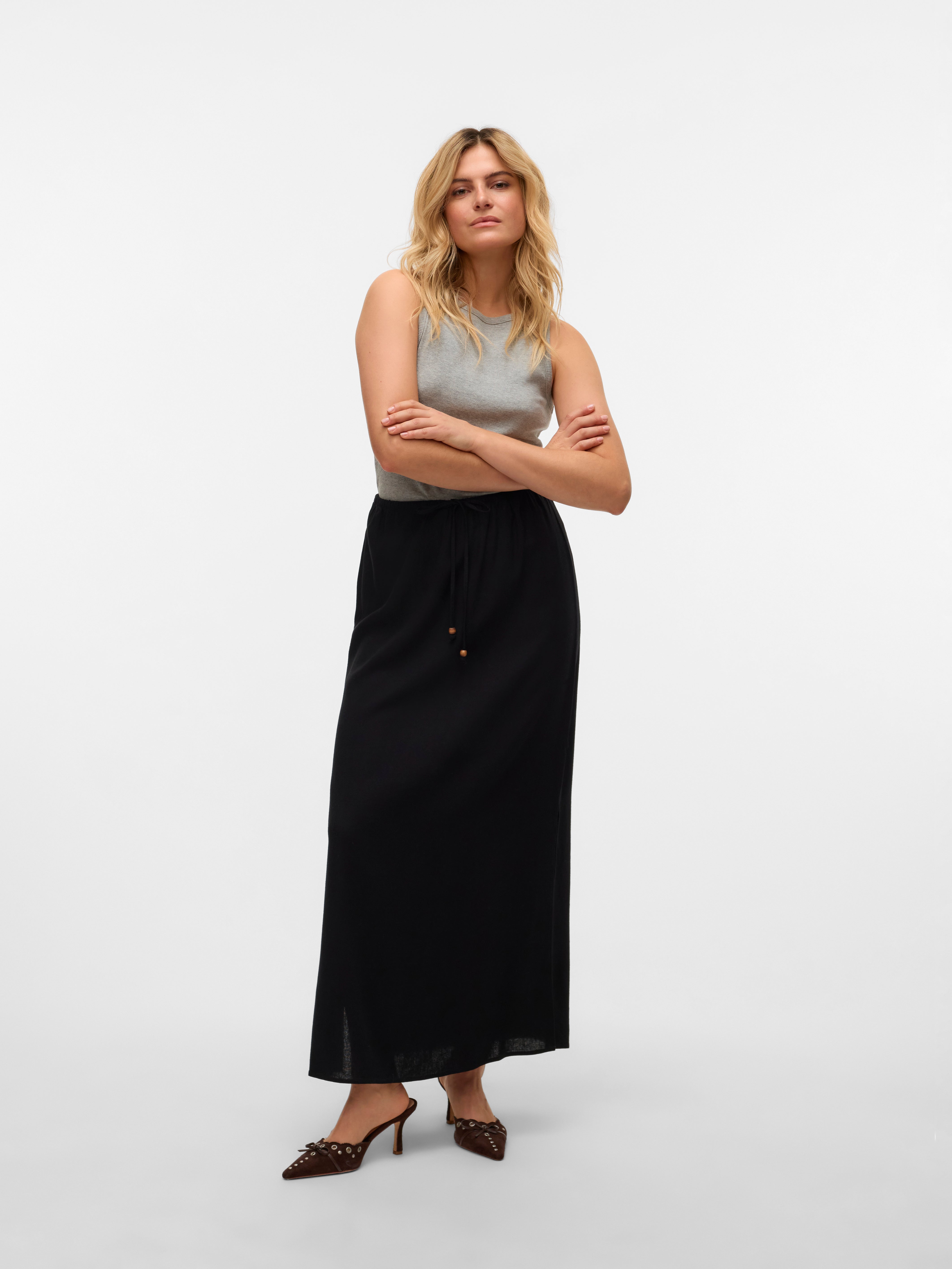 VERO MODA® VMMYMILO Mid waist Long skirt