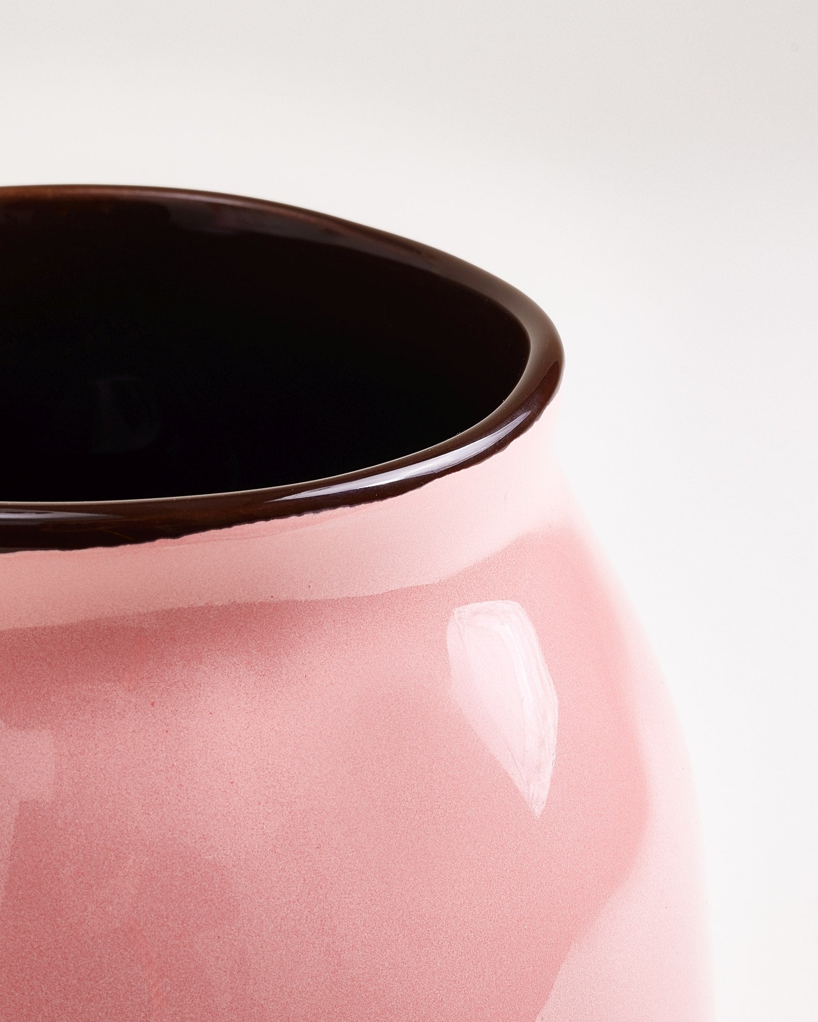 SOMBRA VASE L PINK BROWN