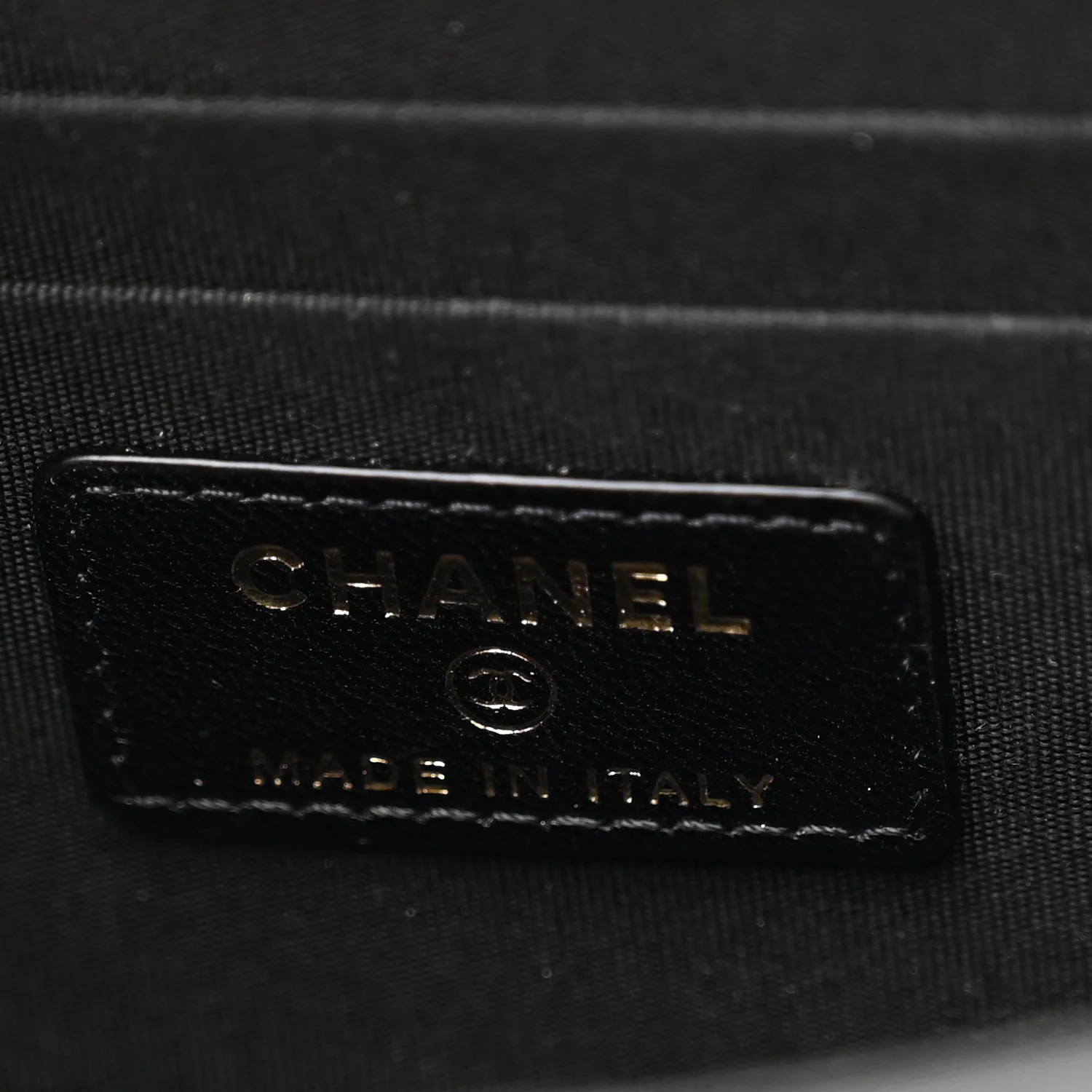 Lambskin Quilted Mini Trendy CC Chain Wallet Black
