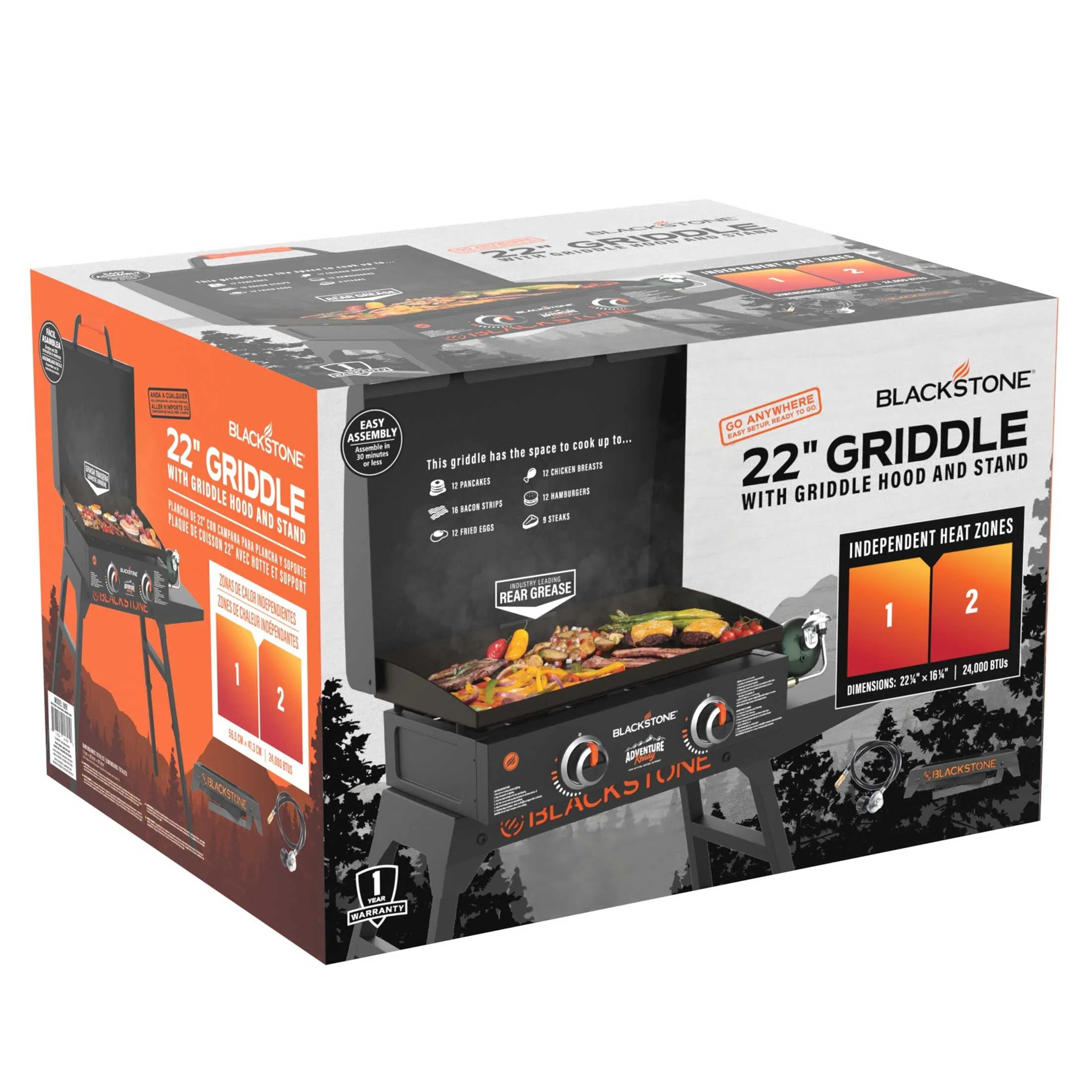 Adventure Ready 22" Griddle with Stand and Adapter Hose - Image 3