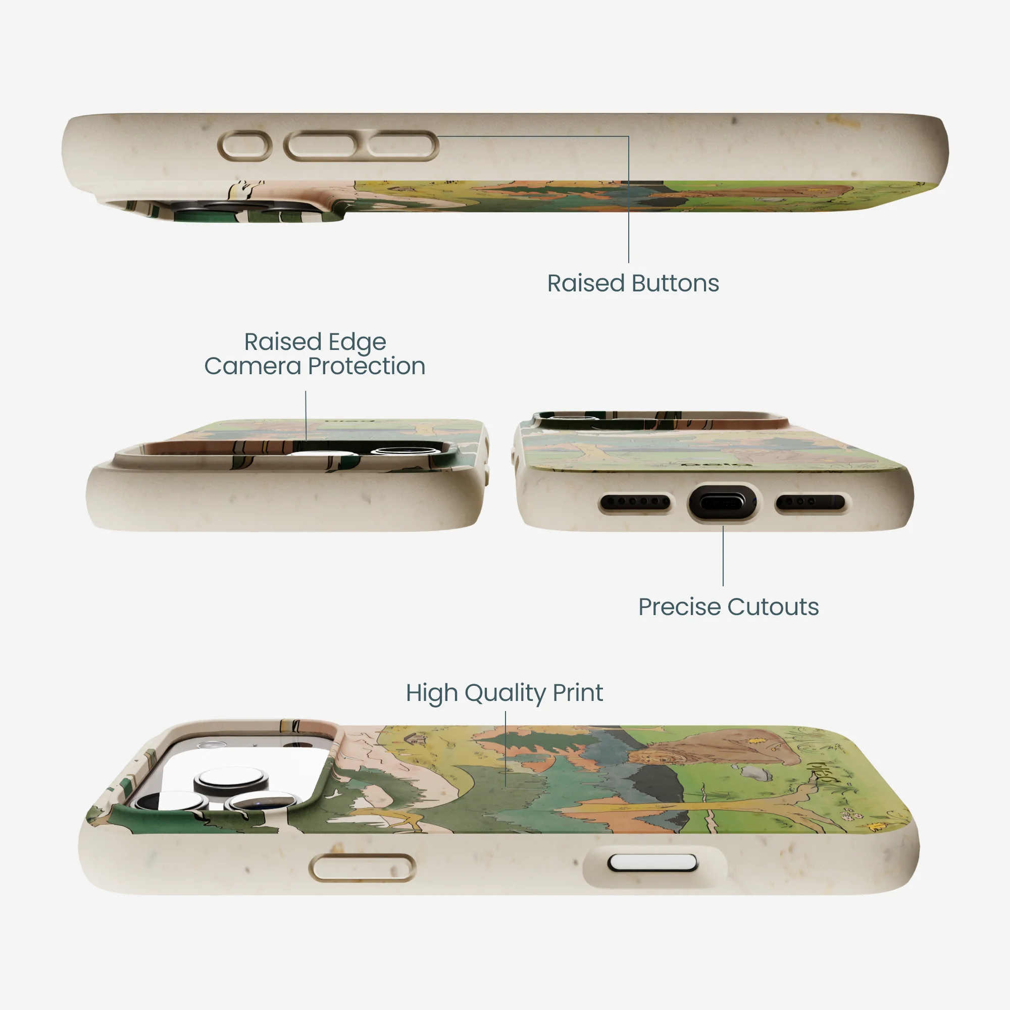 London Fog Rocky Bear iPhone 17 Pro Max Case