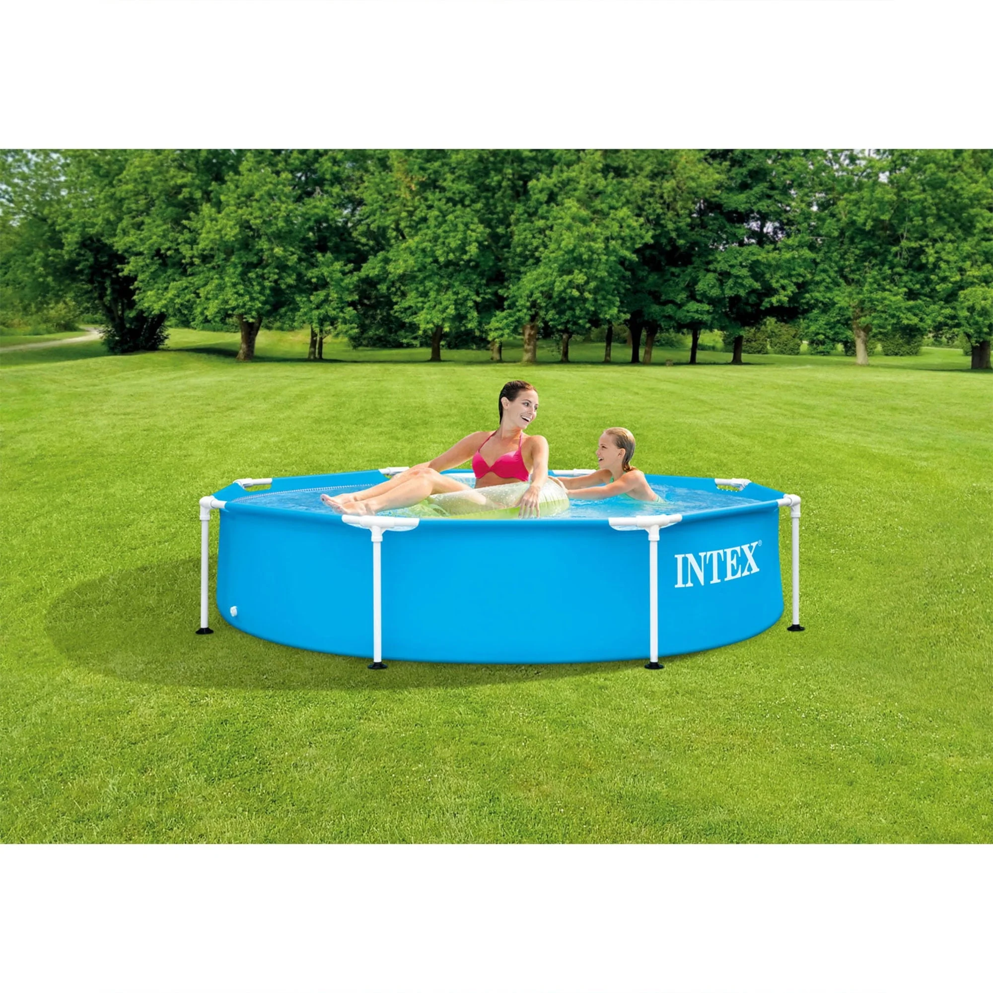 28205EH 8' X 20" Rust Resistant Durable Steel Frame Swimming Pool - Image 3