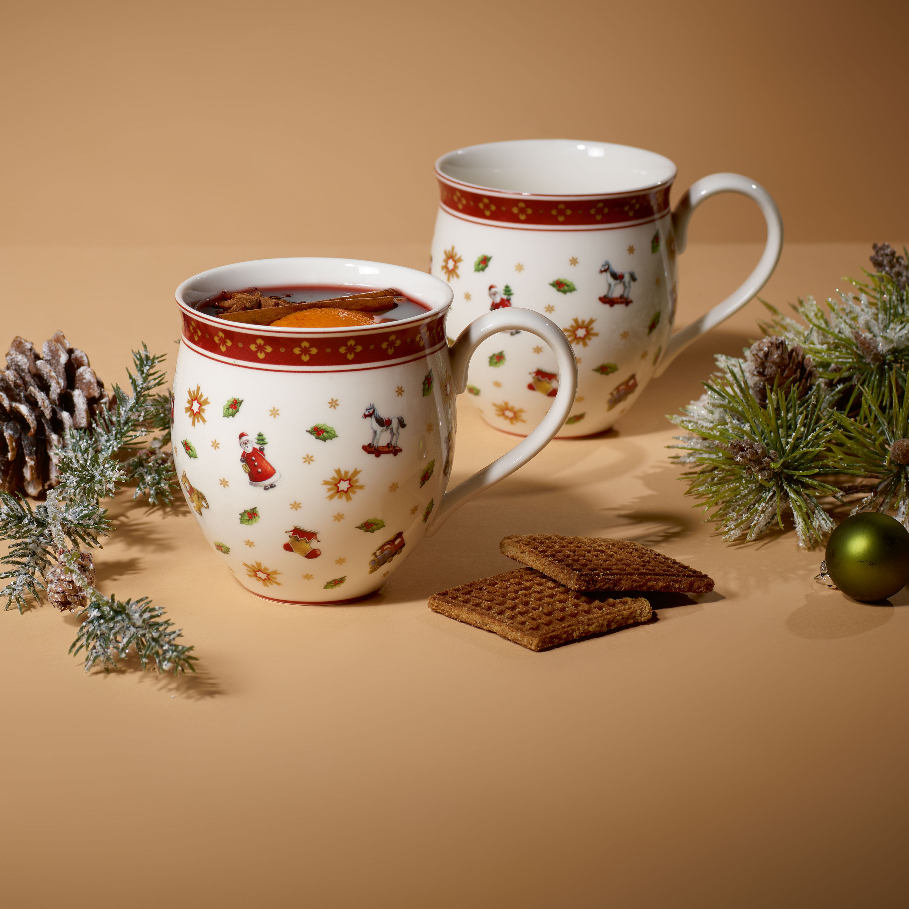 Toy's Delight Mug - Red, 13.2 oz, Premium Porcelain