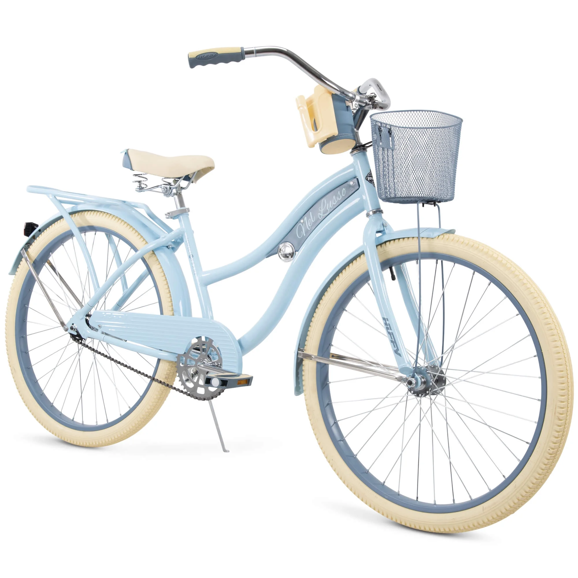 26" Nel Lusso Cruiser Bike, Fits Riders 5'0"+, Light Blue, Adult, Women's(Blue/26") - Image 2
