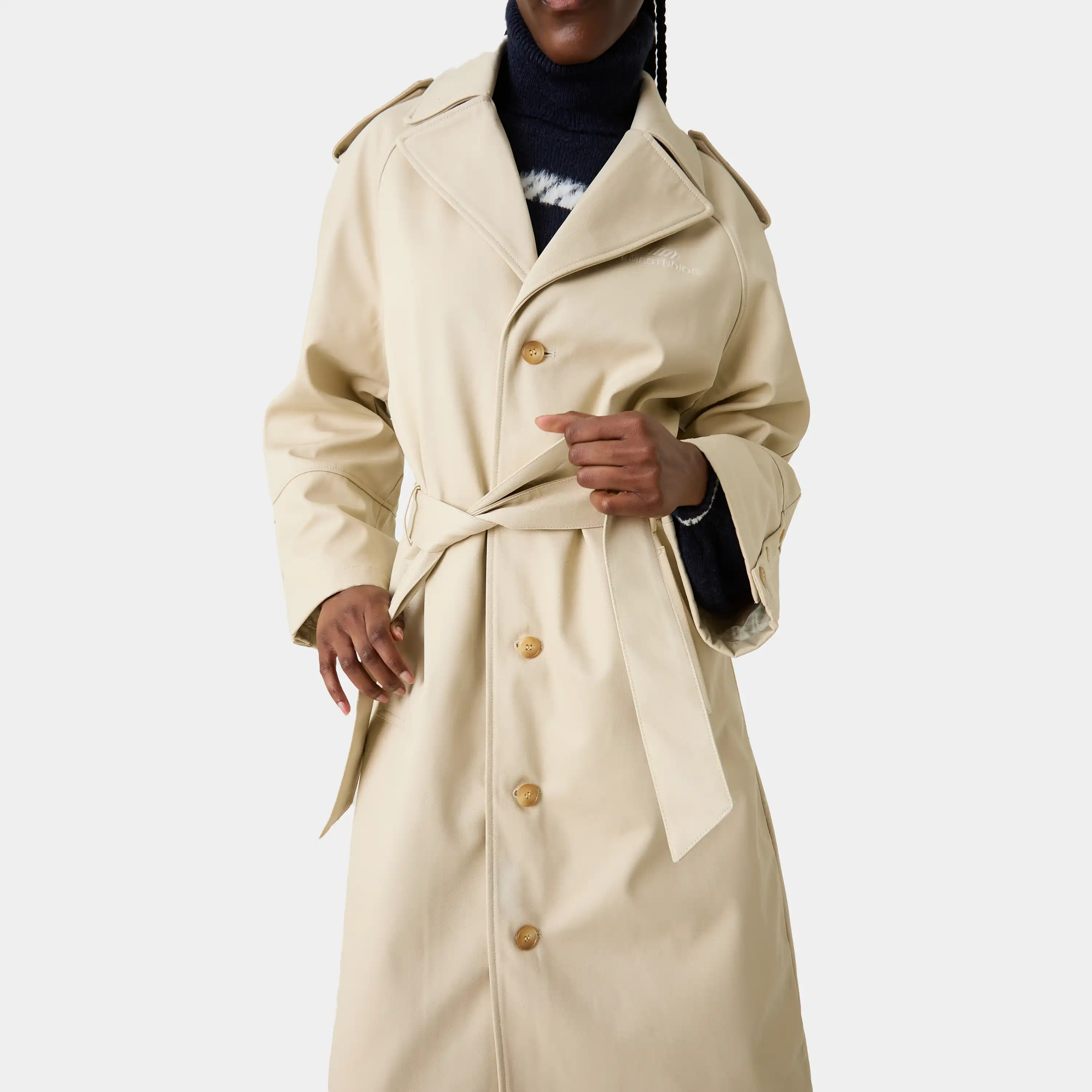 Gadget Light Camel Trench Jacket