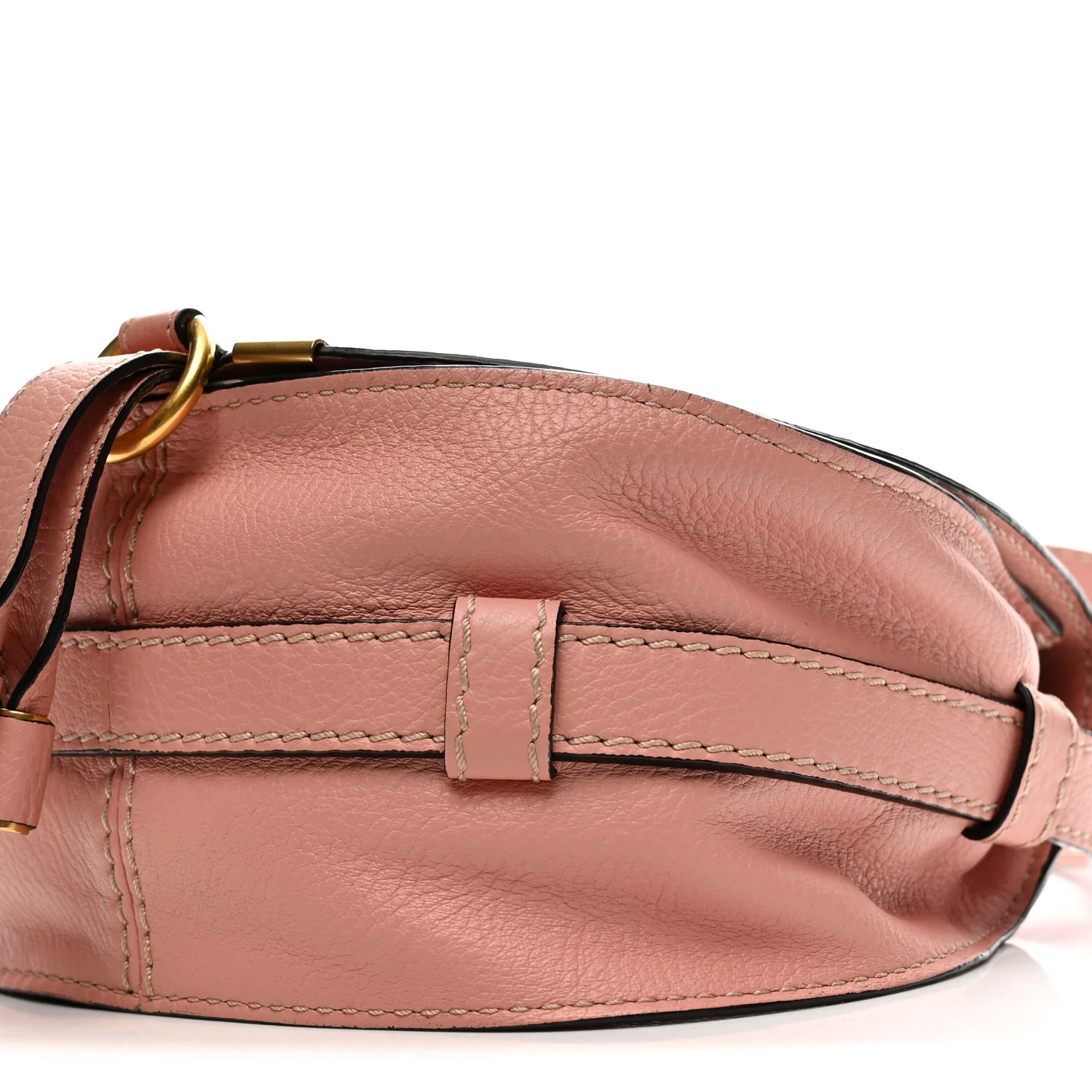 Calfskin Small Marcie Round Crossbody Bag Anemone