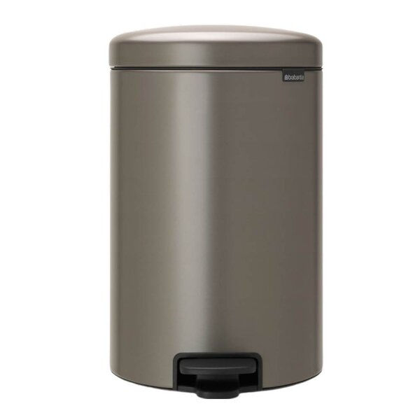 NewIcon pedalbøtte 20L platinum
