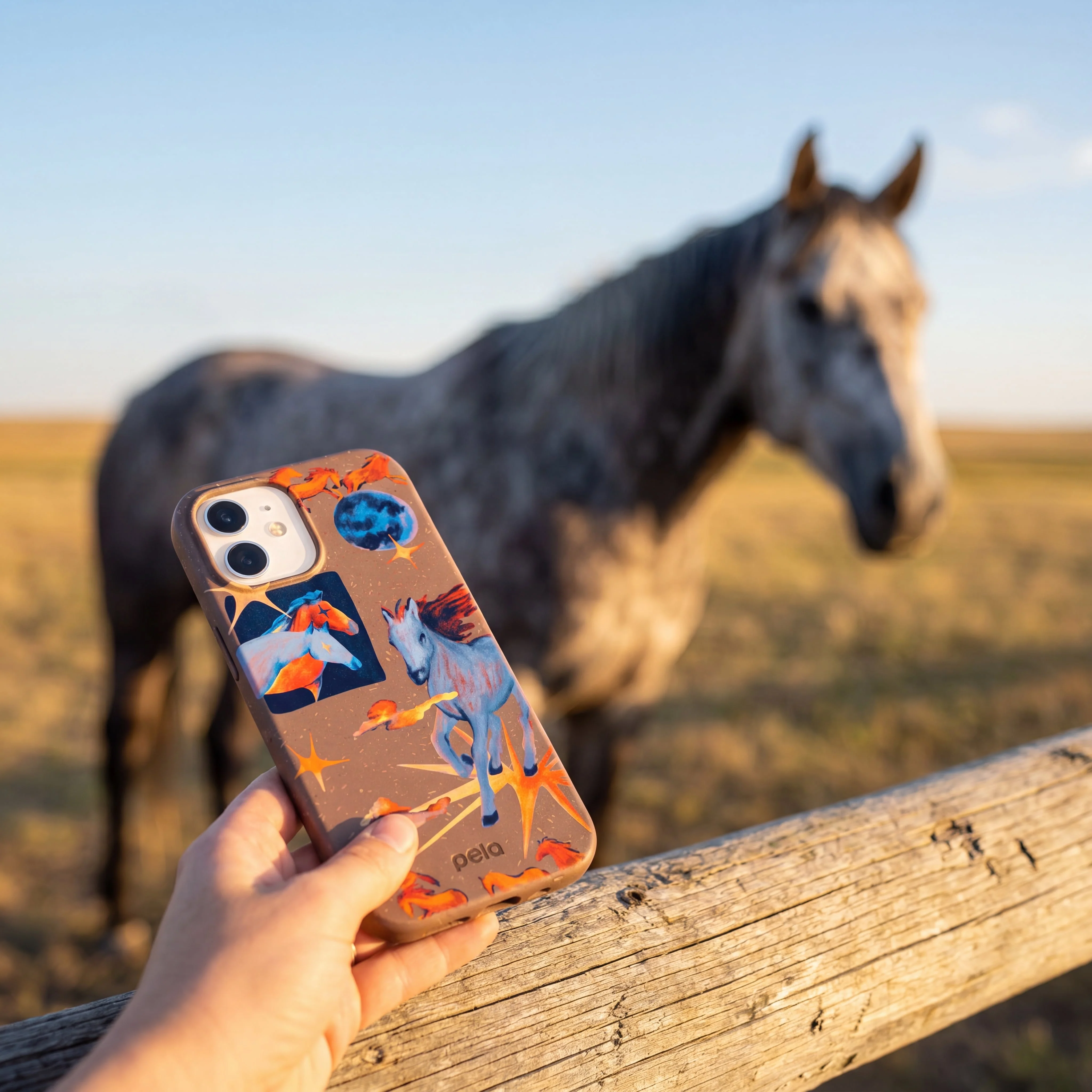 Chocolate Brown Horse Dreamers iPhone 16 Case