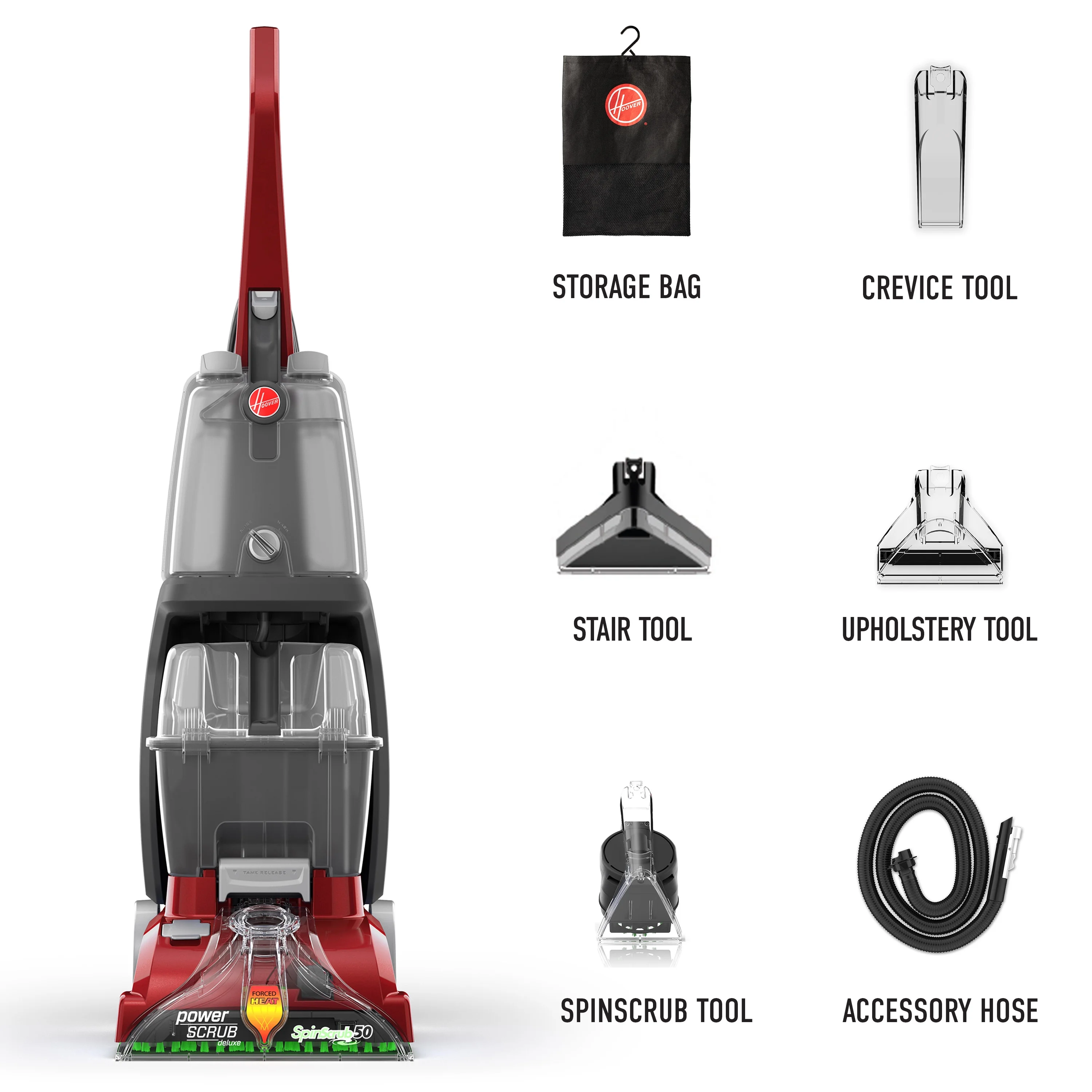 Hoover Powerscrub Deluxe Upright Carpet Cleaner Machine, FH50150V
