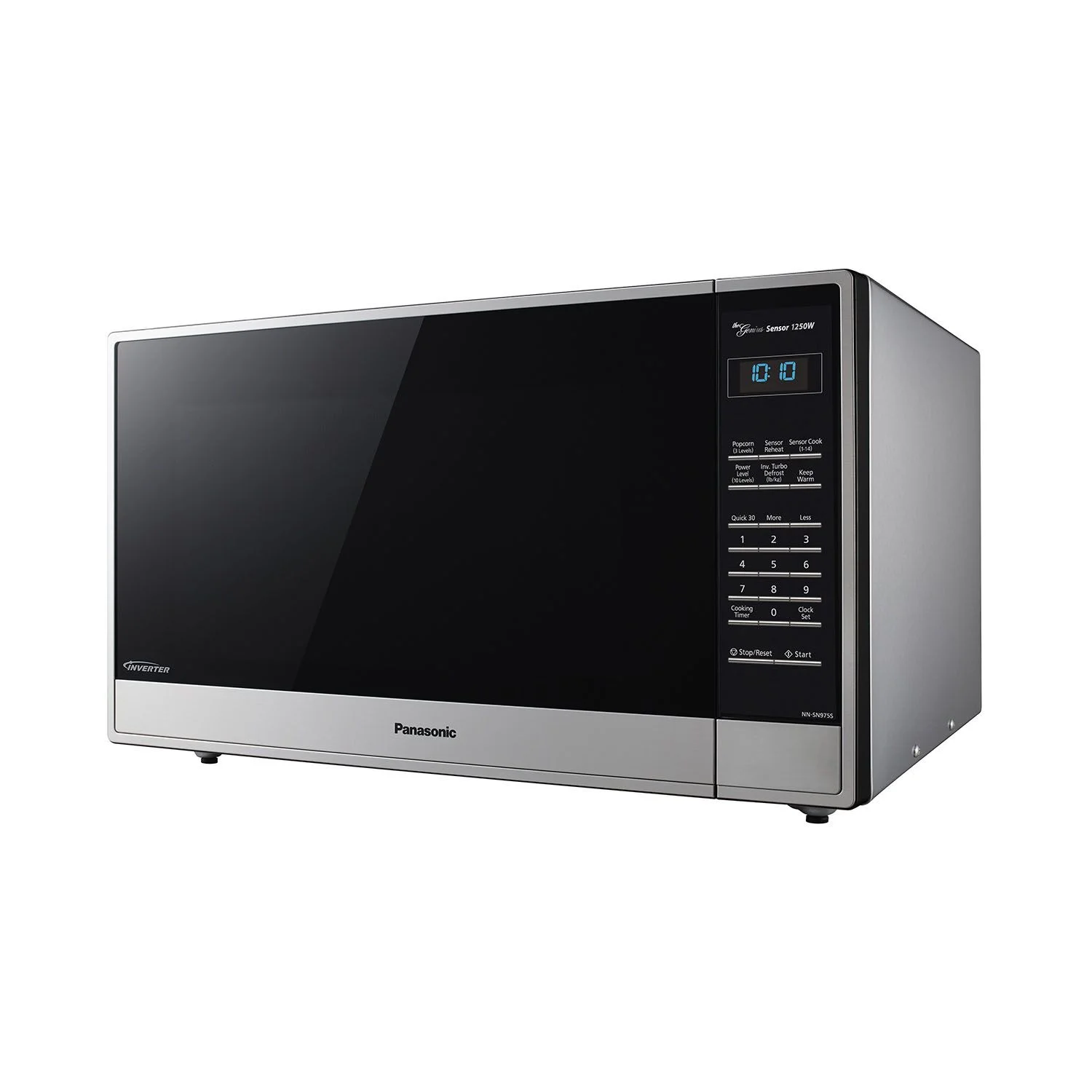 Panasonic 2.2 cu ft Countertop Microwave Oven in Stainless Steel