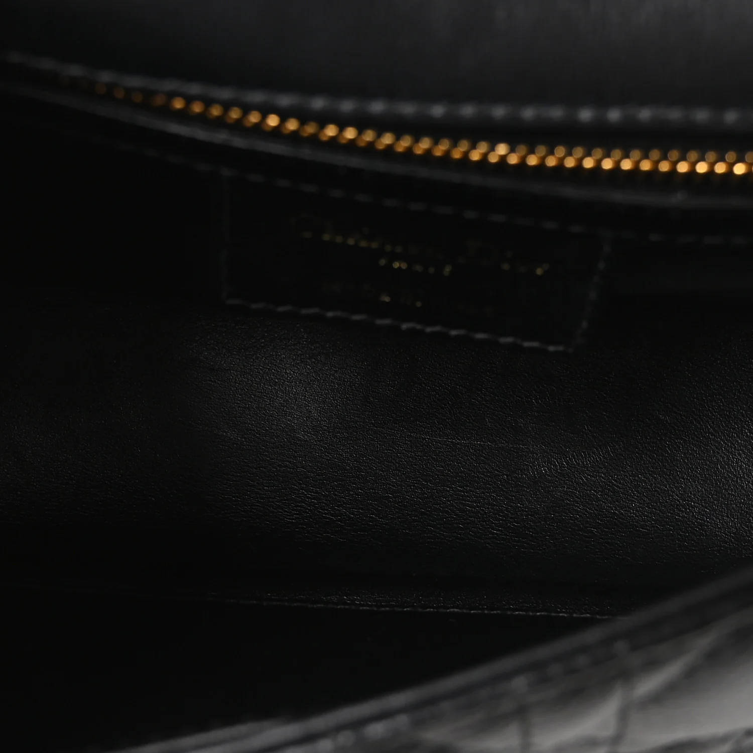 Calfskin Cannage Small Caro Bag Black