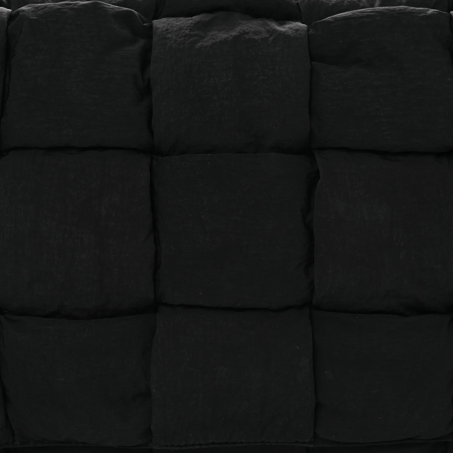 Nylon Intrecciato Padded Tech Maxi Cassette Bag Black
