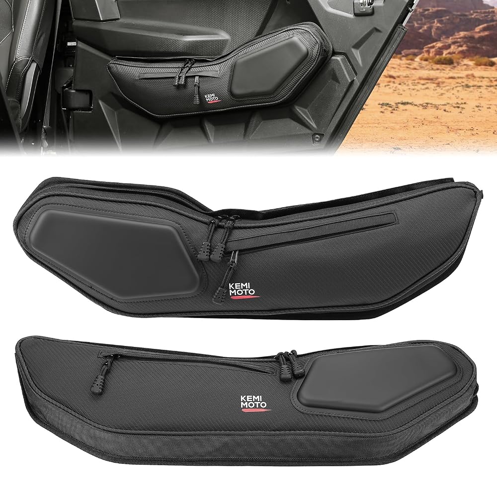 KEMIMOTO Front Door Storage Bags Compatible with 2025 2026 RZR PRO XP/R/S
