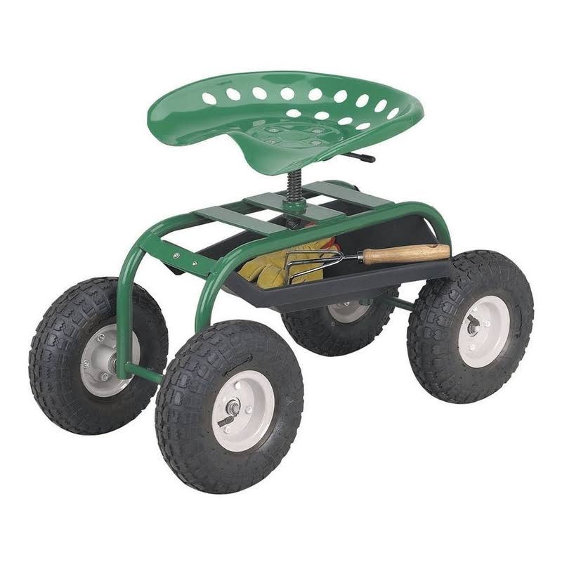 Rolling Work Seat with Tool Tray, Size: One Size